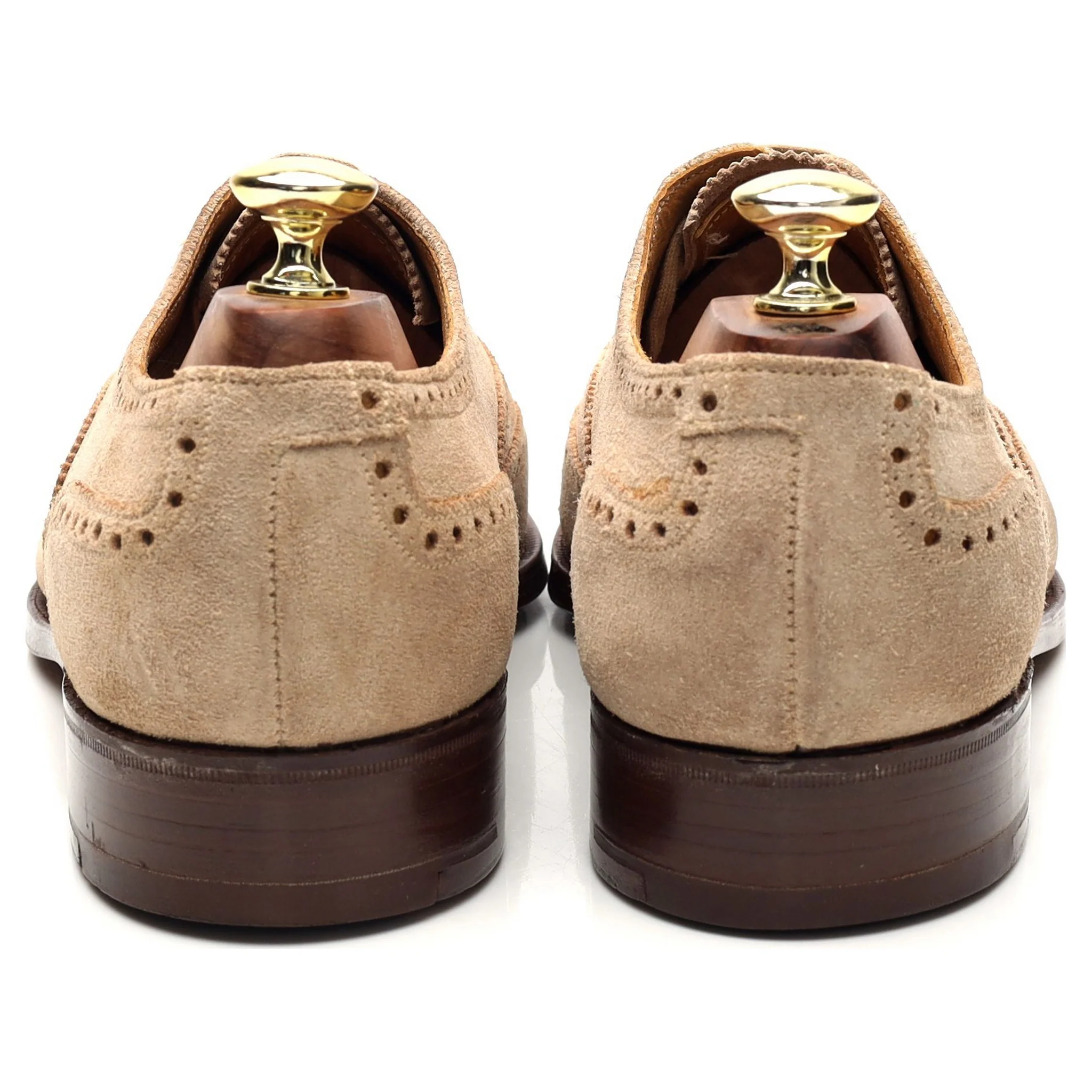 'Ludgate 2' Cream Suede Oxford Brogues UK 7.5 F - Image 4