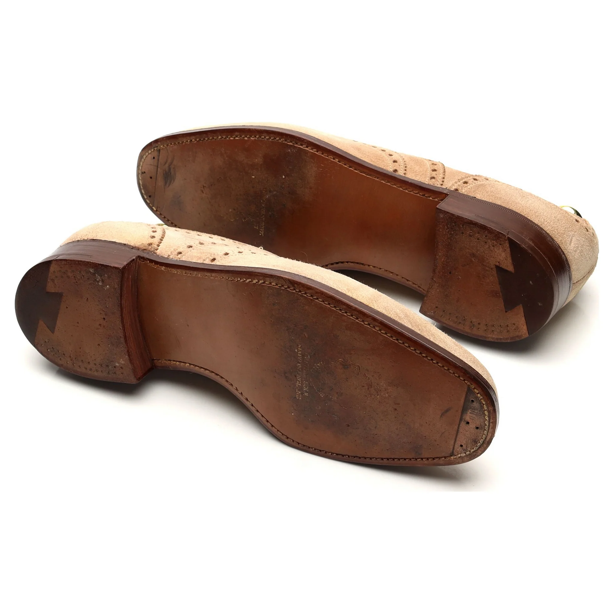 'Ludgate 2' Cream Suede Oxford Brogues UK 7.5 F - Image 5