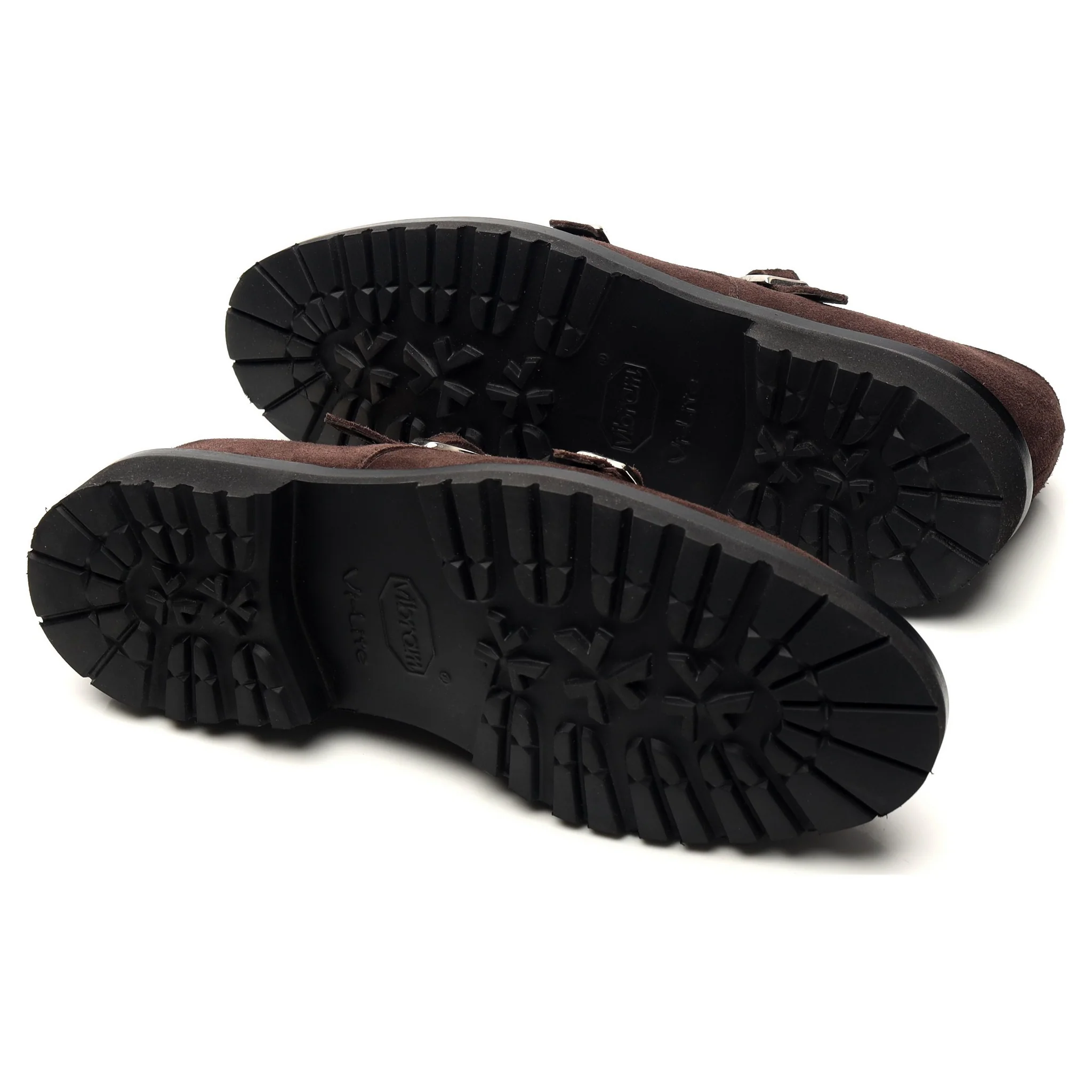 'Luke' Dark Brown Suede Double Monk Strap UK 6.5 - 12 - Image 5