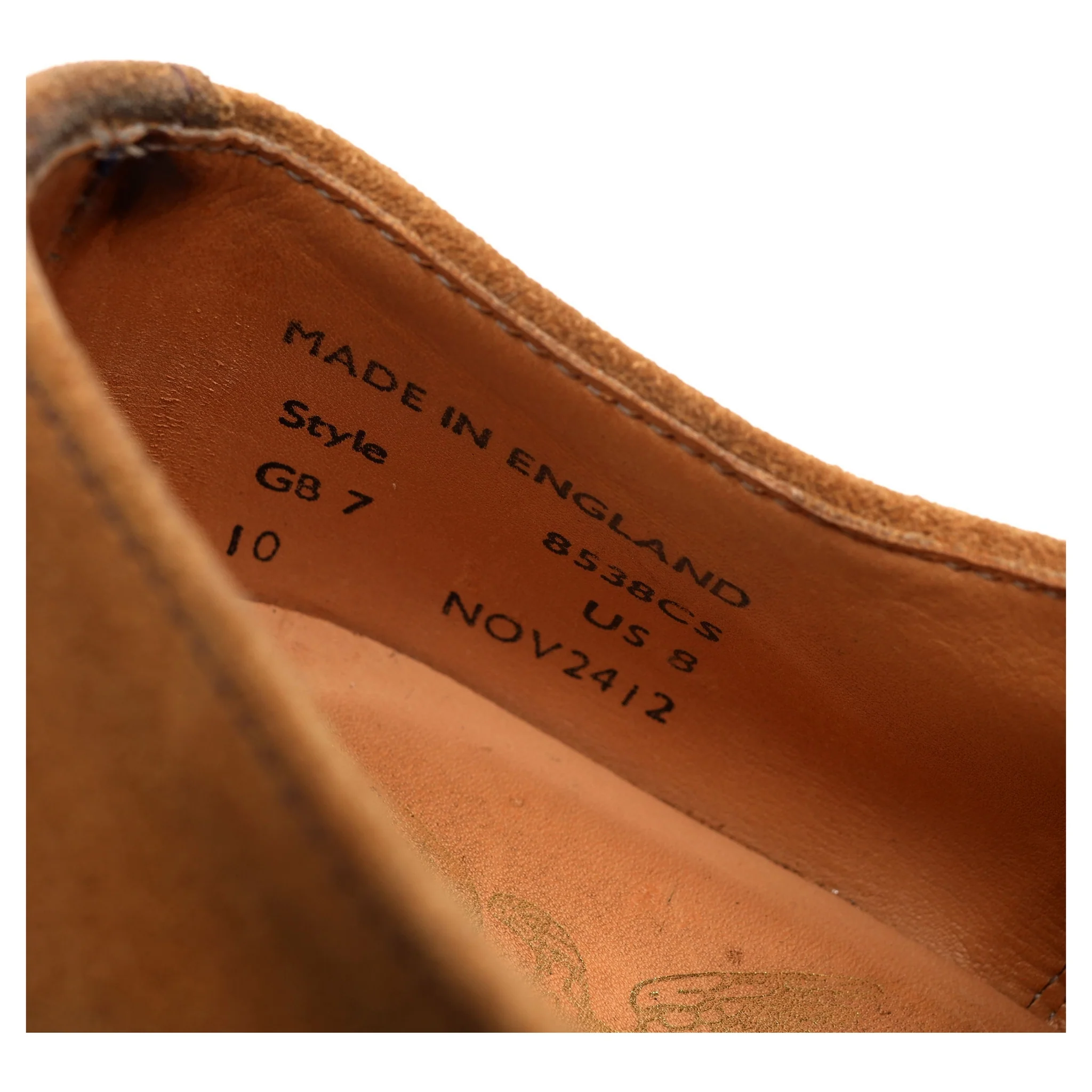 Mark McNairy Sand Brown Suede Derby UK 7 - Image 7