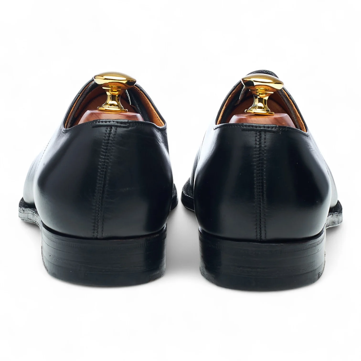 'Messenger' Black Leather Oxford UK 6.5 H - Image 4