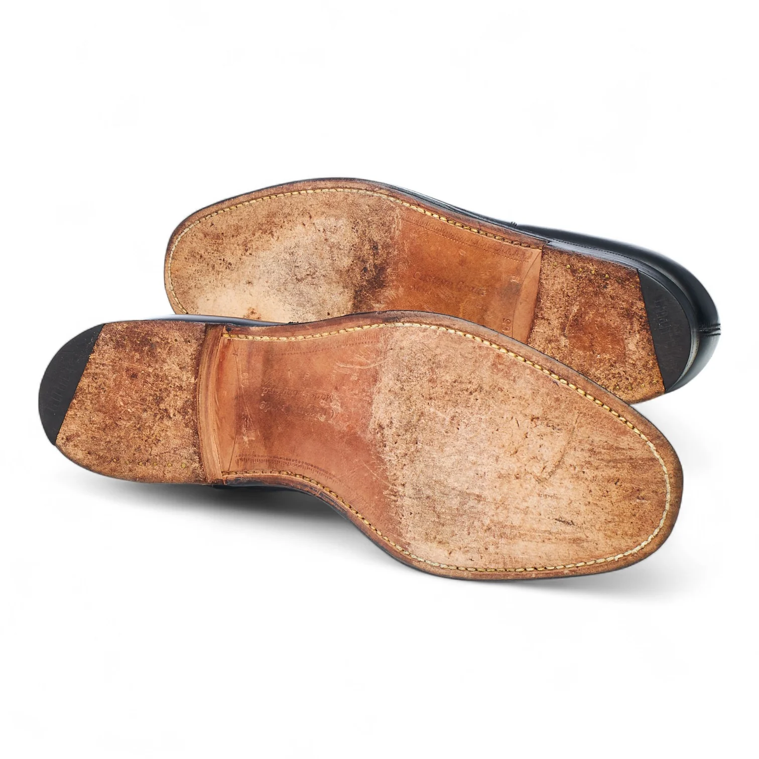 'Messenger' Black Leather Oxford UK 6.5 H - Image 5