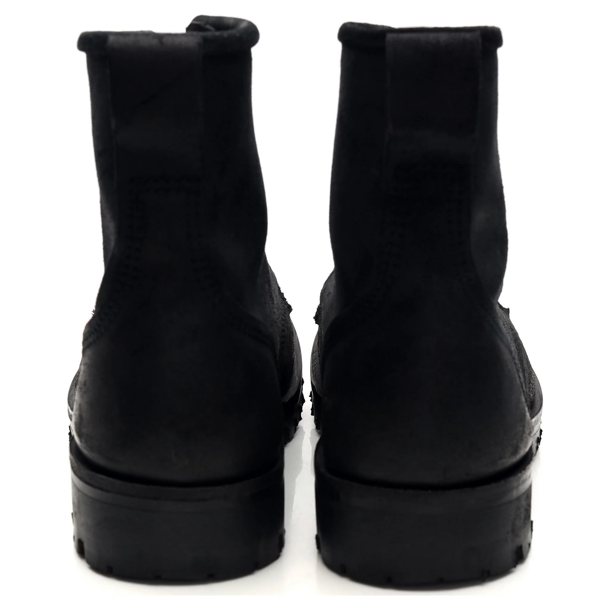 MTO Black Rough Out Suede Field Boots UK 7 - Image 4