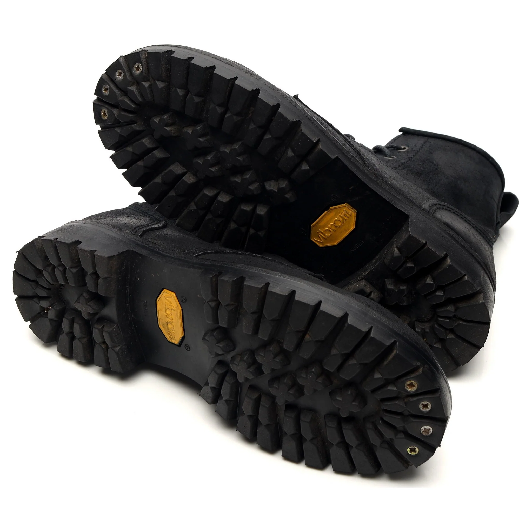 MTO Black Rough Out Suede Field Boots UK 7 - Image 5