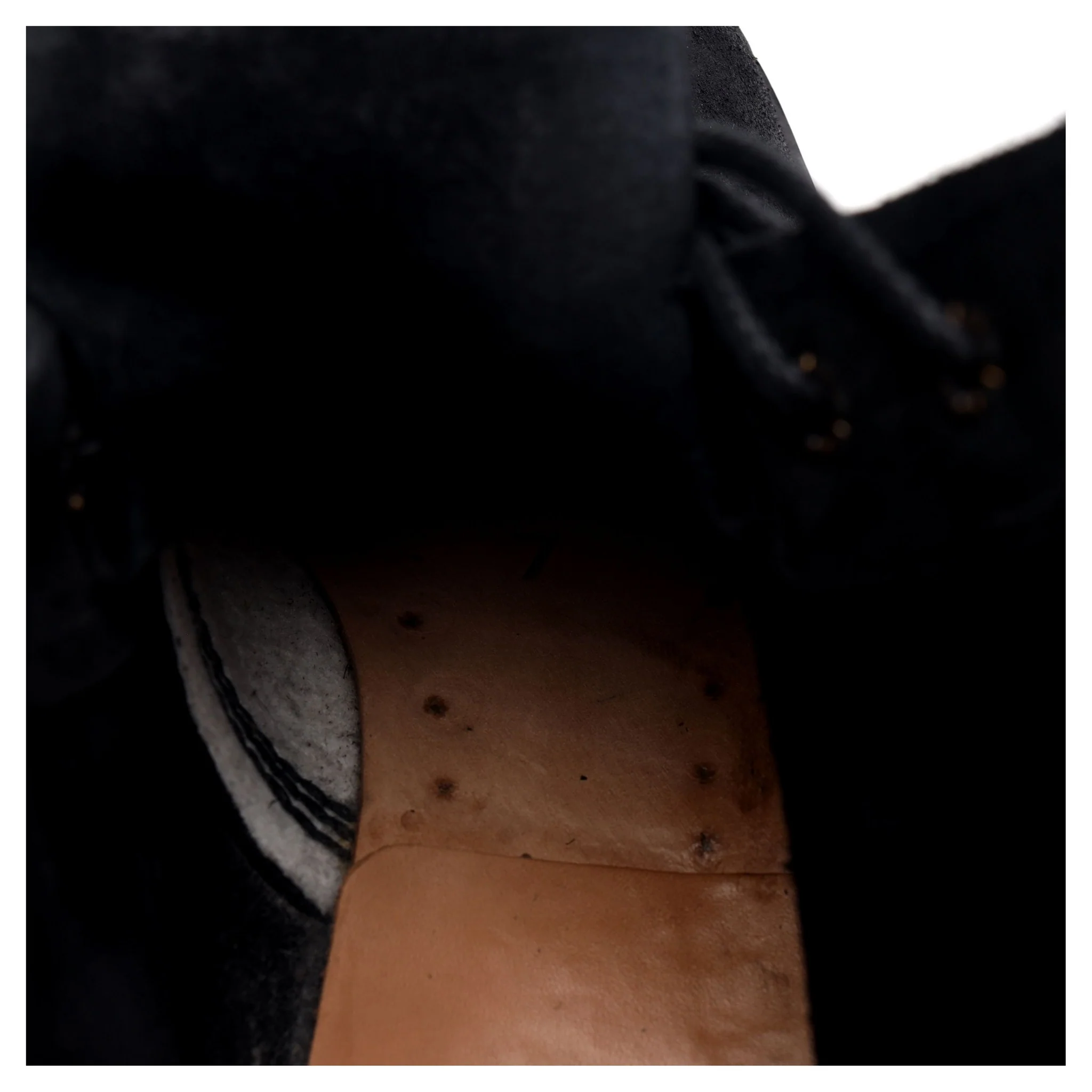 MTO Black Rough Out Suede Field Boots UK 7 - Image 7