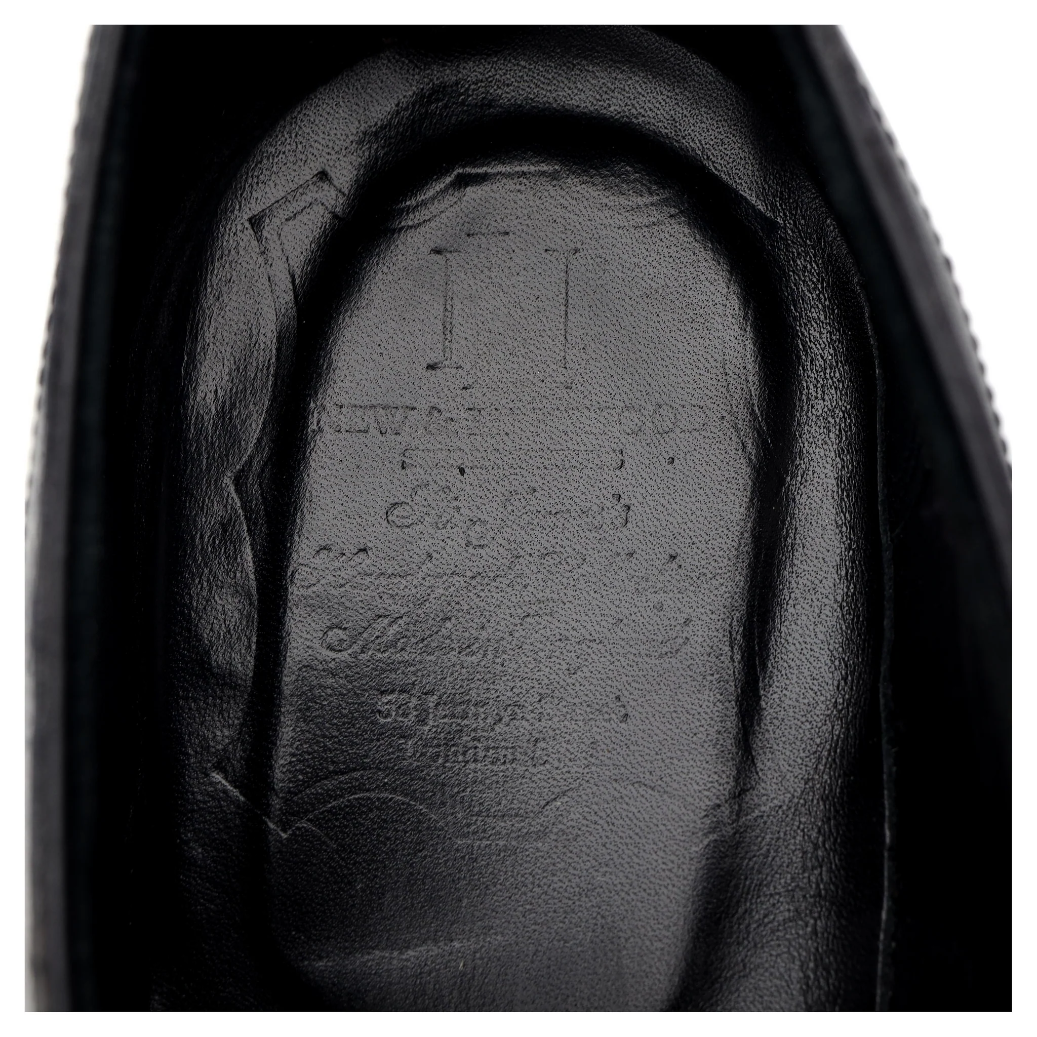 Navy Blue Leather Oxford UK 10 E - Image 7