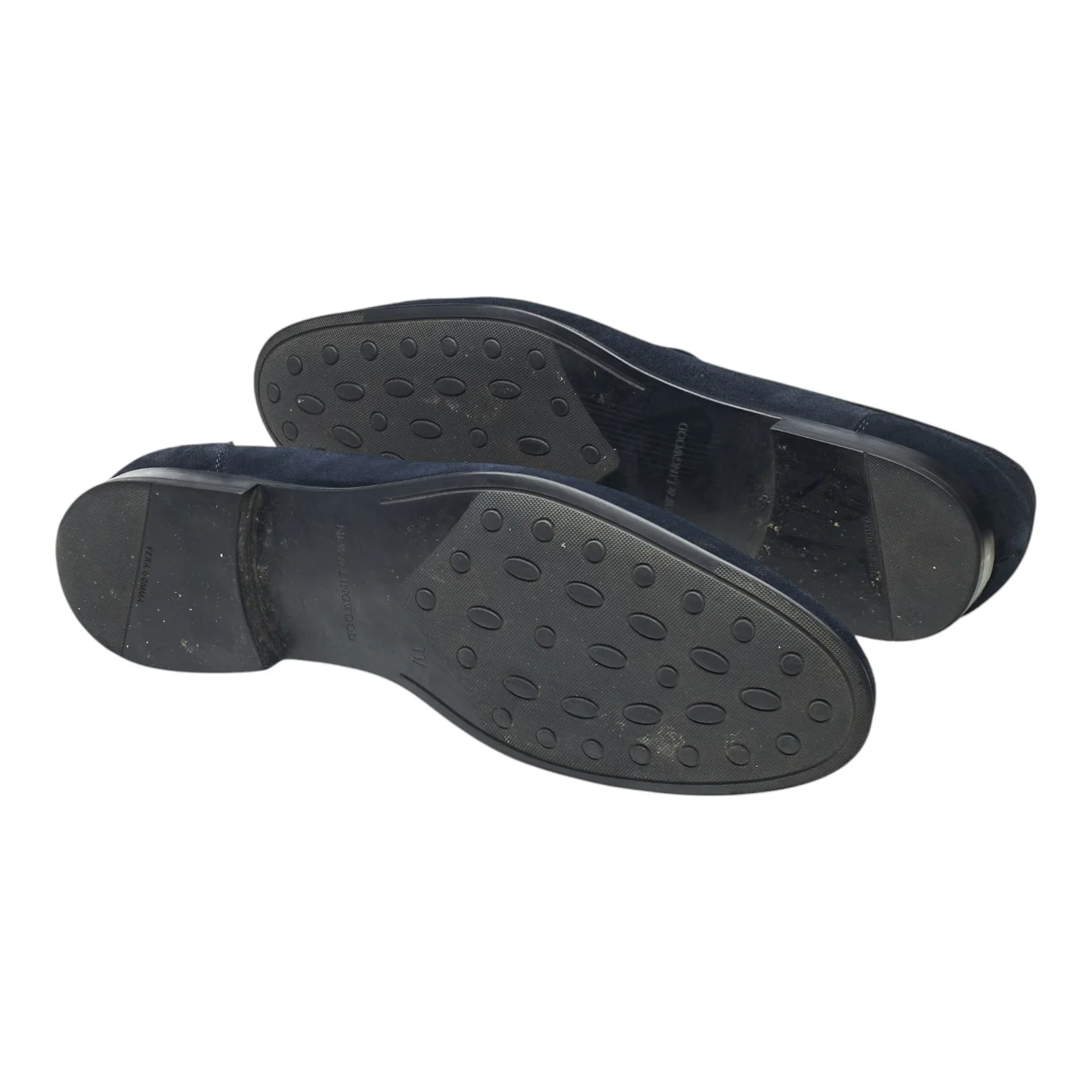 Navy Blue Suede Slip On Loafers UK 11.5 - Image 5