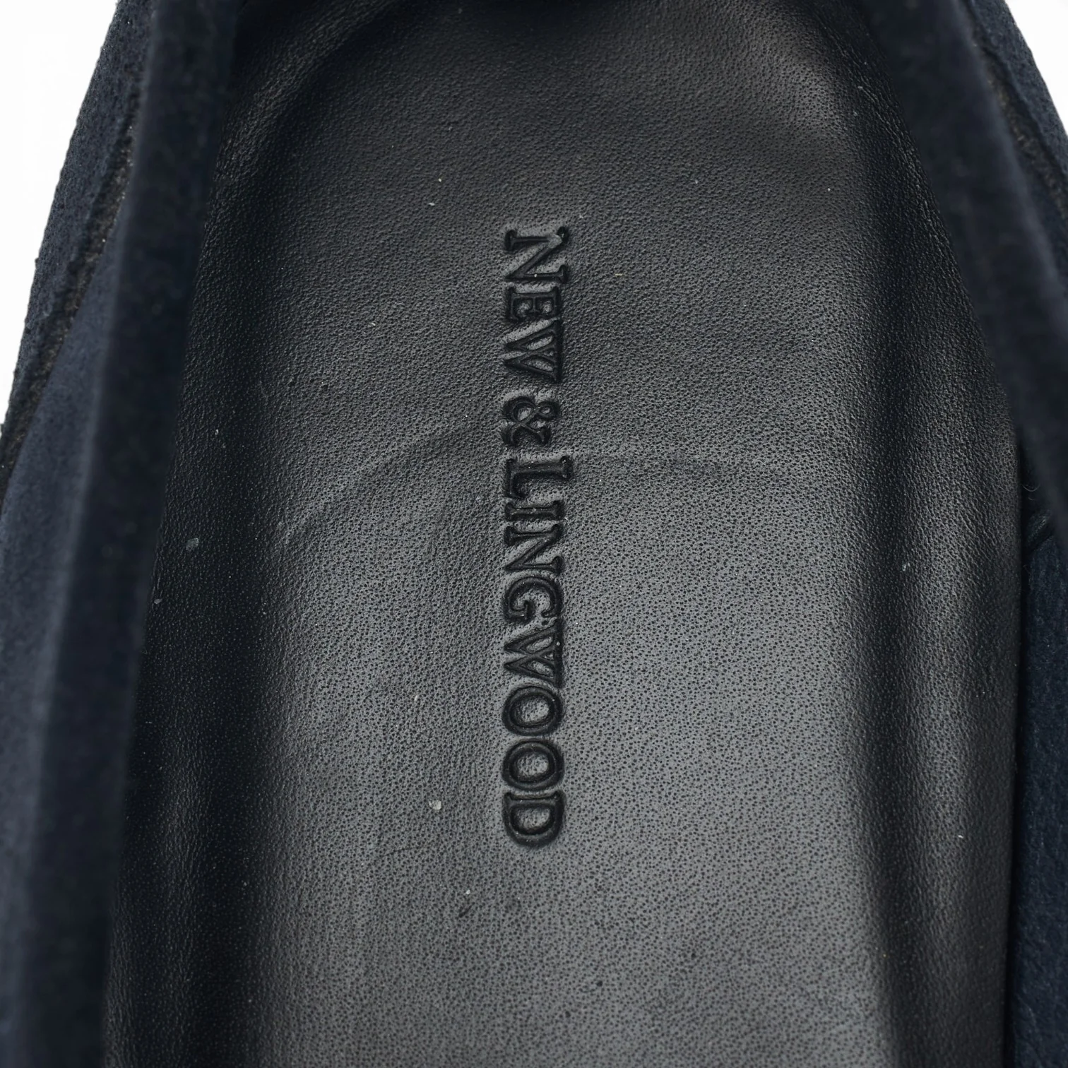 Navy Blue Suede Slip On Loafers UK 11.5 - Image 6