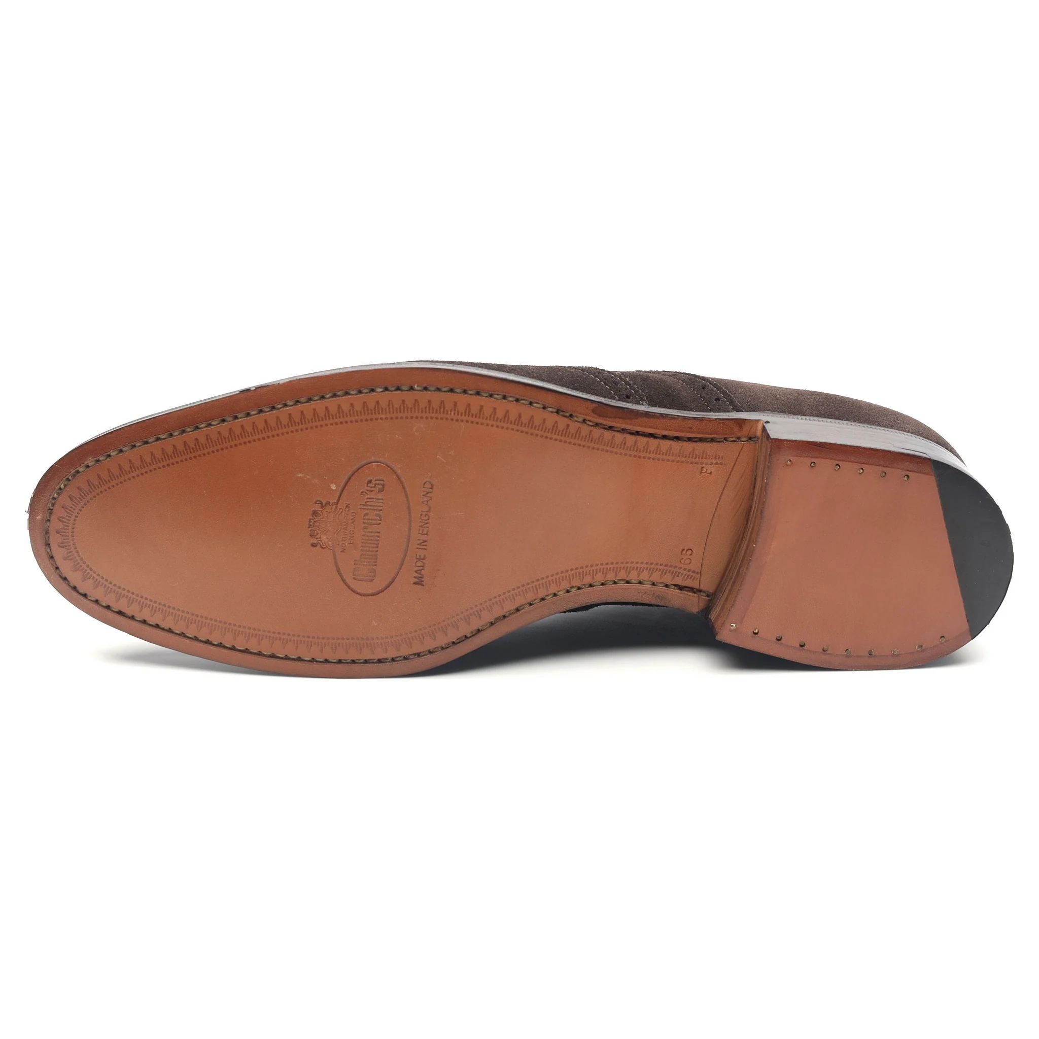 'New York' Brown Suede Brogues UK 6.5 F - Image 11