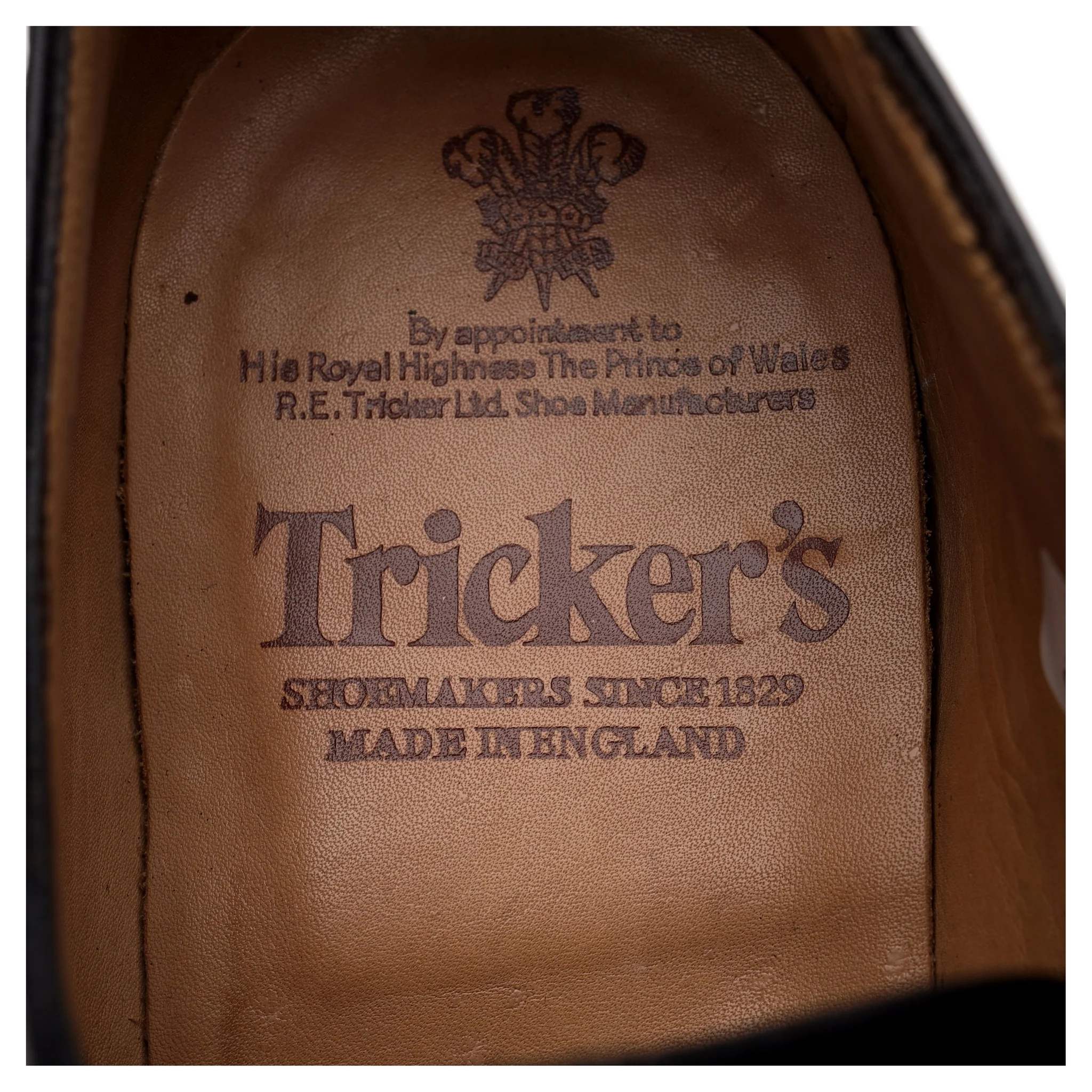 'Piccadilly' Black Leather Oxford Brogues UK 7 - Image 6