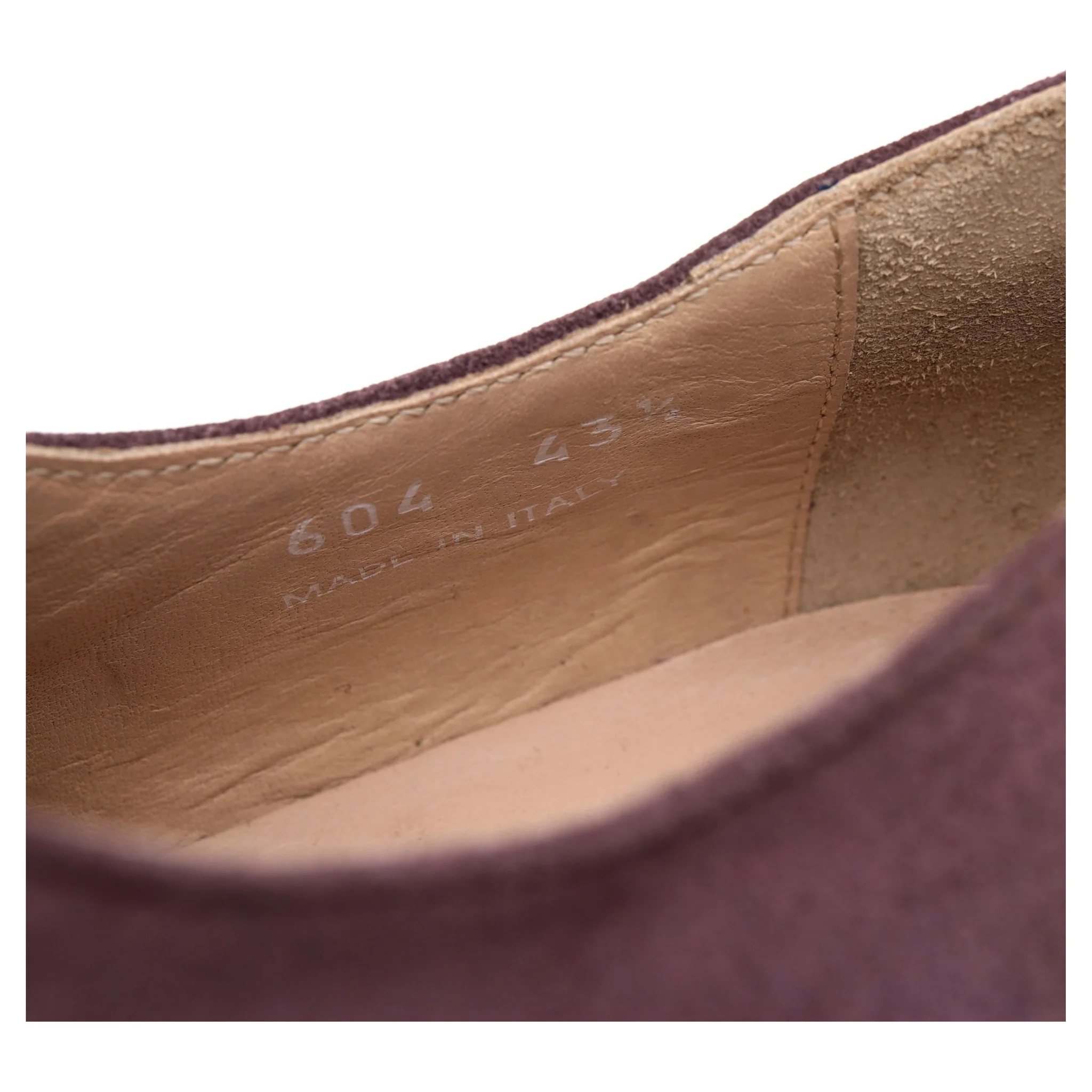 Purple Suede Derby UK 9.5 EU 43.5 - Image 7