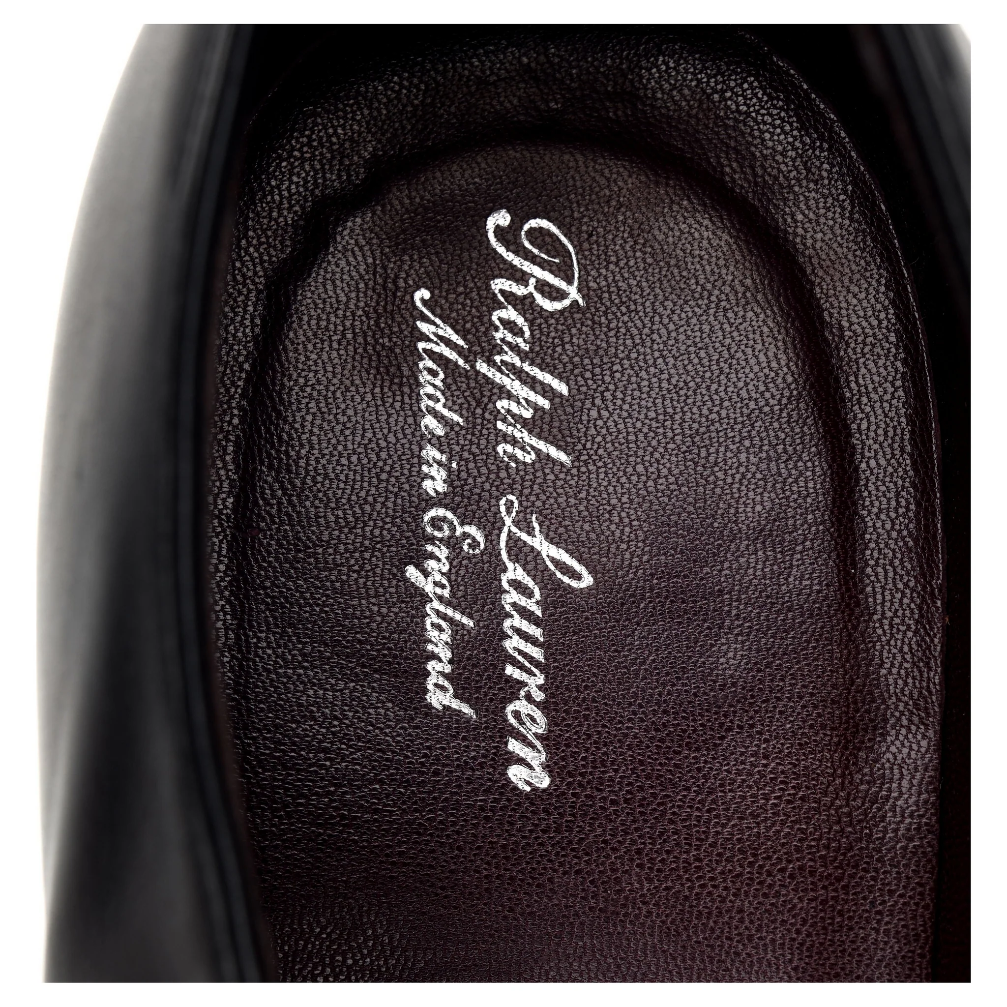 Ralph Lauren Black Leather Oxford Brogues UK 11 C - Image 6