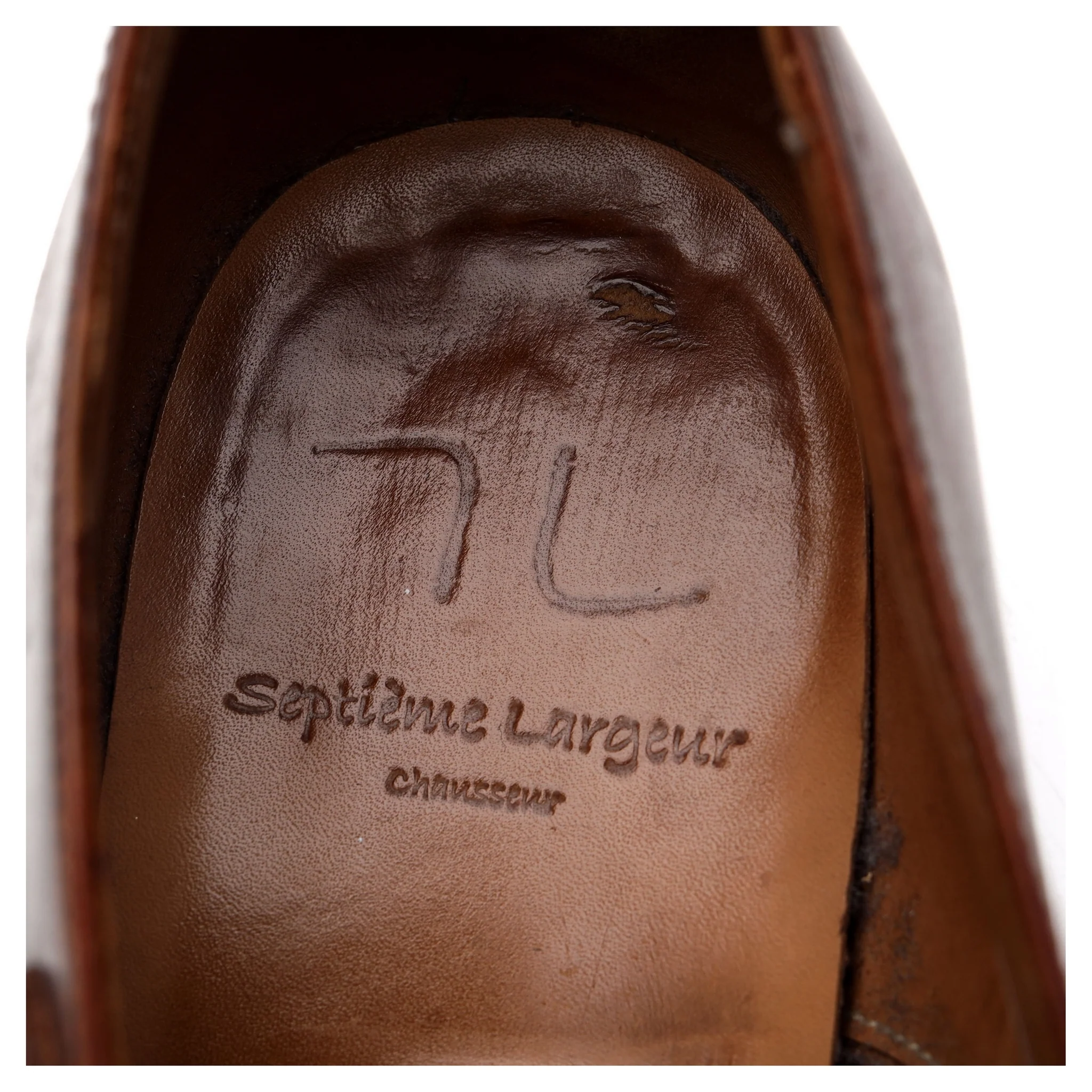 'Rennan' Tan Brown Patina Leather Double Monk Strap UK 8 - Image 7