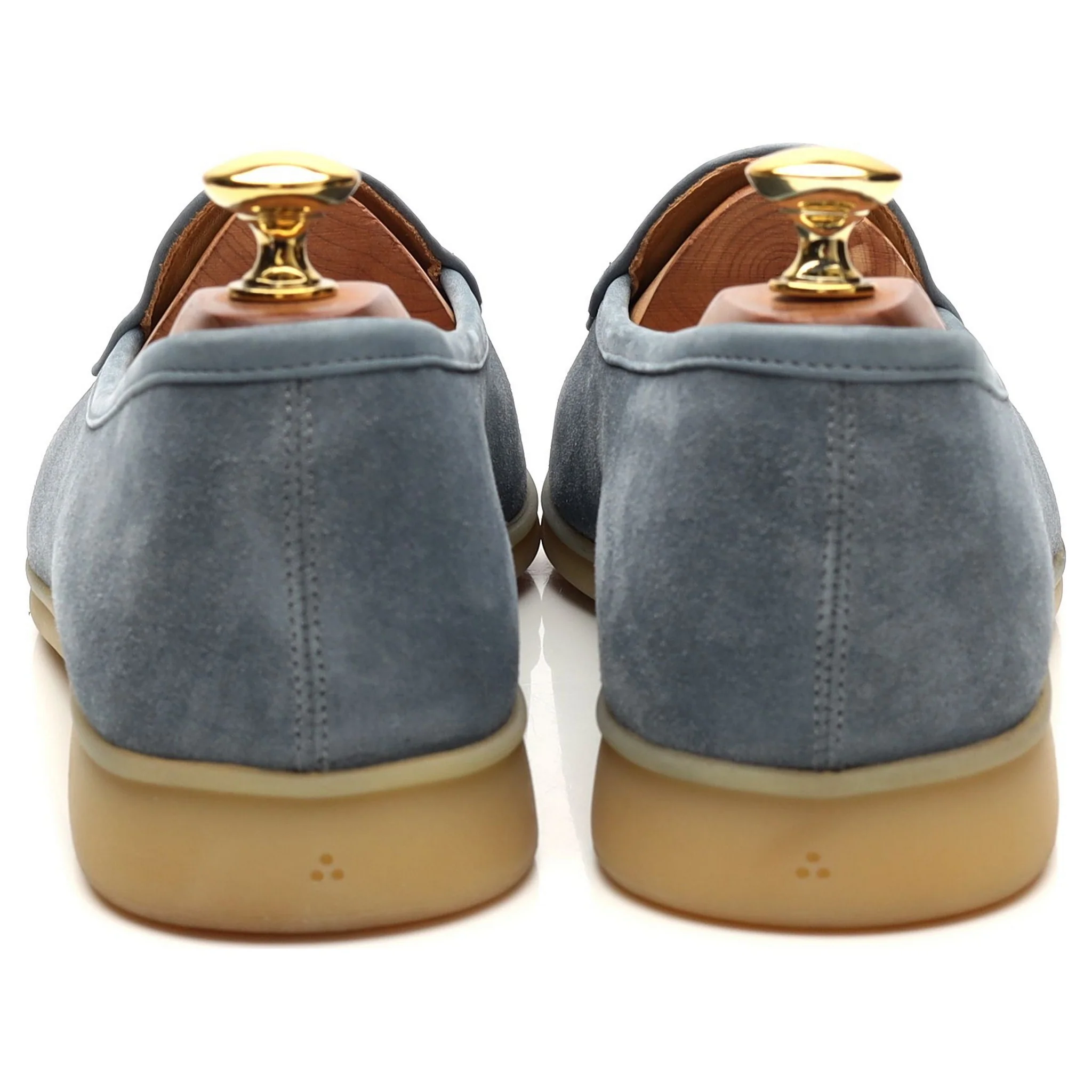 'Sagan Stride' Blue Suede Slip On Loafers UK 6 / UK 6.5 - Image 4