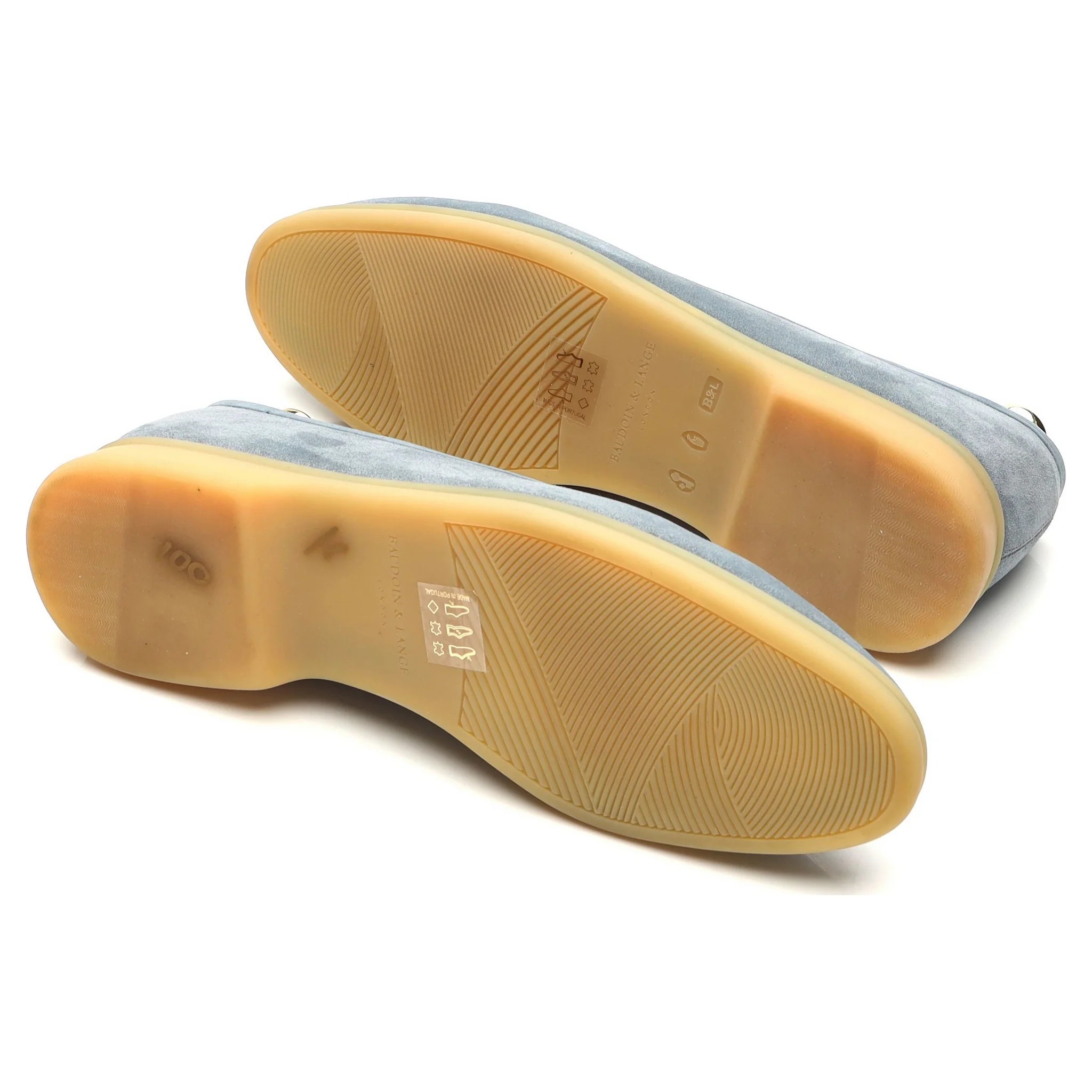 'Sagan Stride' Blue Suede Slip On Loafers UK 6 / UK 6.5 - Image 5