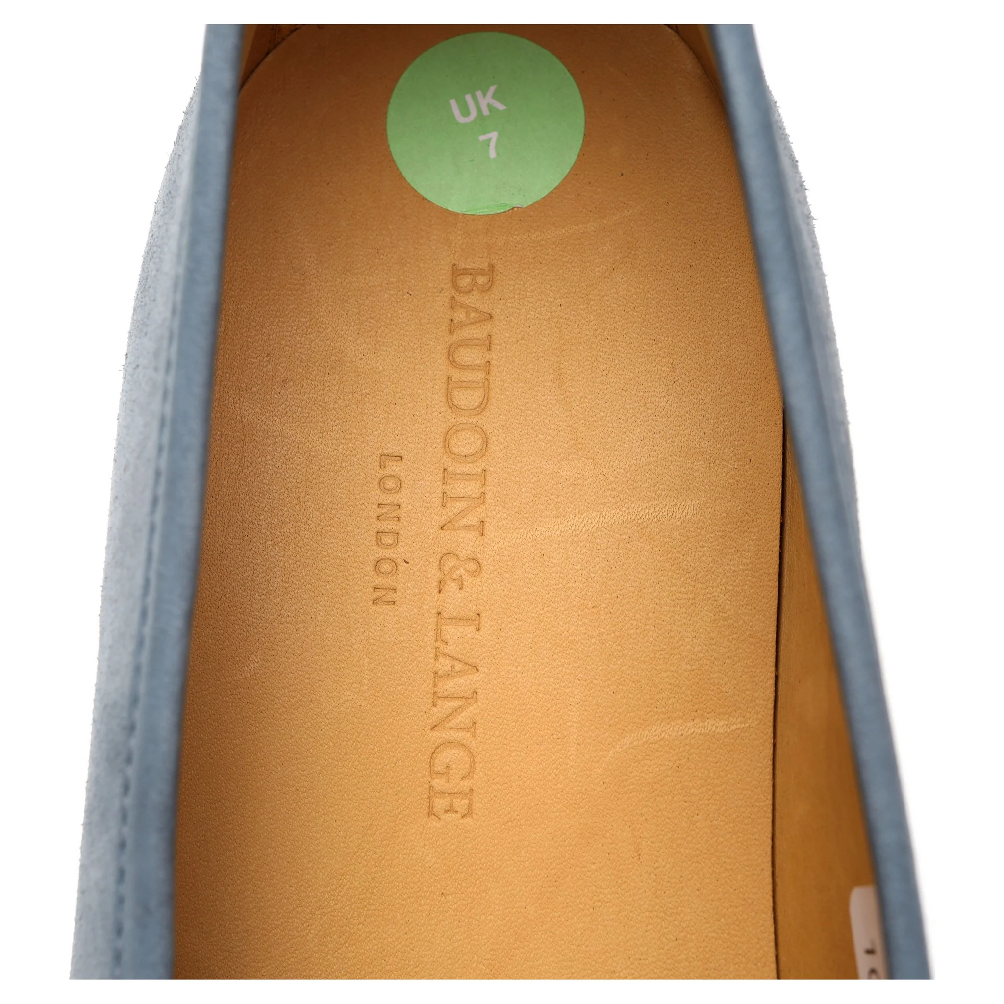 'Sagan Stride' Blue Suede Slip On Loafers UK 6 / UK 6.5 - Image 6