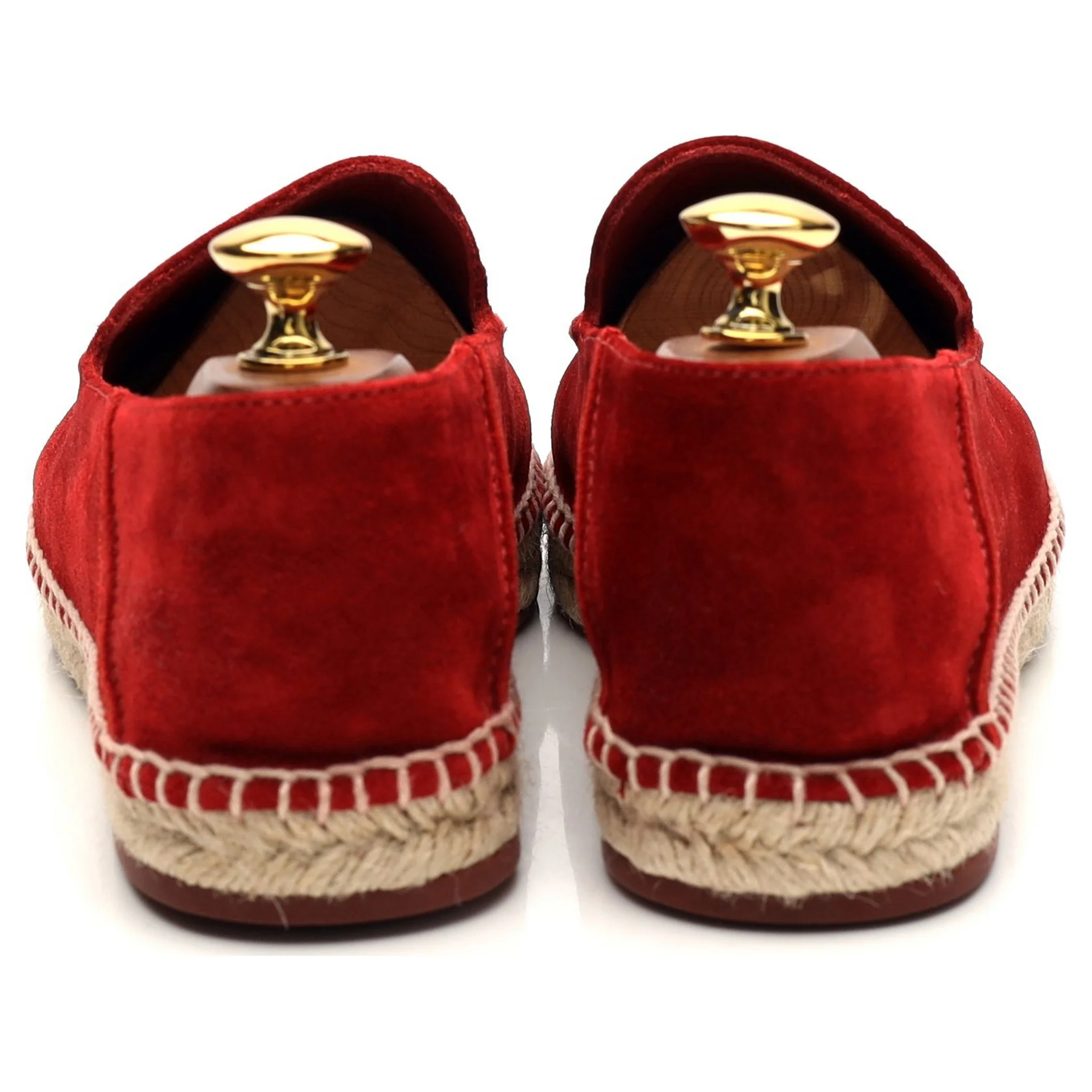 'Seaside Walk' Red Suede Espadrilles UK 6 EU 40 - Image 4