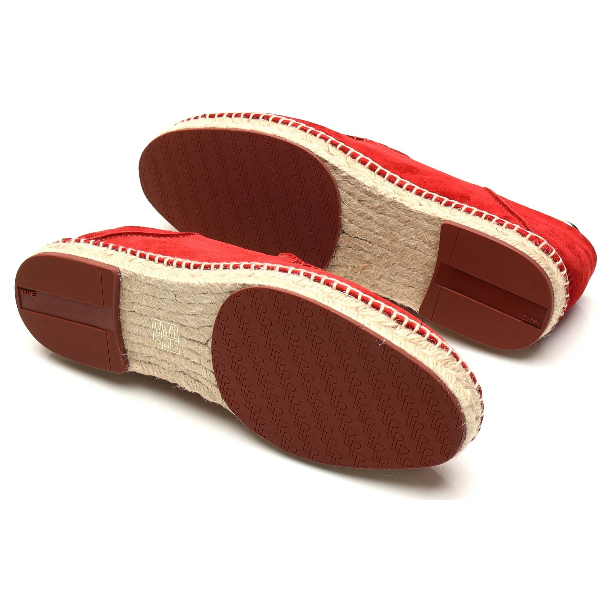 'Seaside Walk' Red Suede Espadrilles UK 6 EU 40 - Image 5