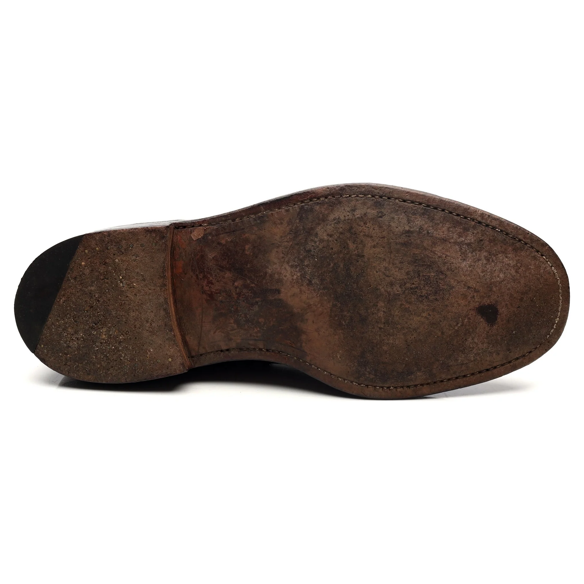 'Stratton' Brown Cordovan Leather Derby UK 11 F - Image 11