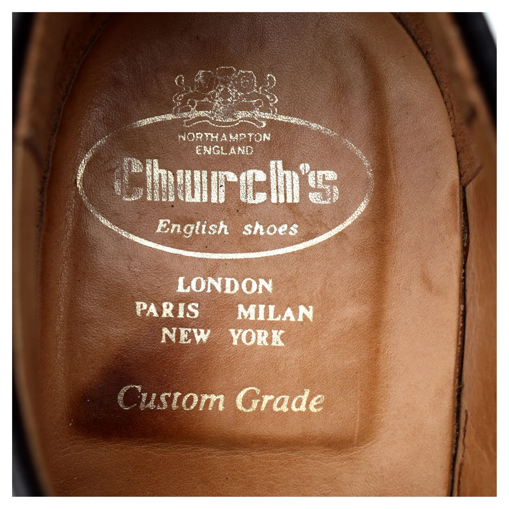 'Stratton' Brown Cordovan Leather Derby UK 11 F - Image 12