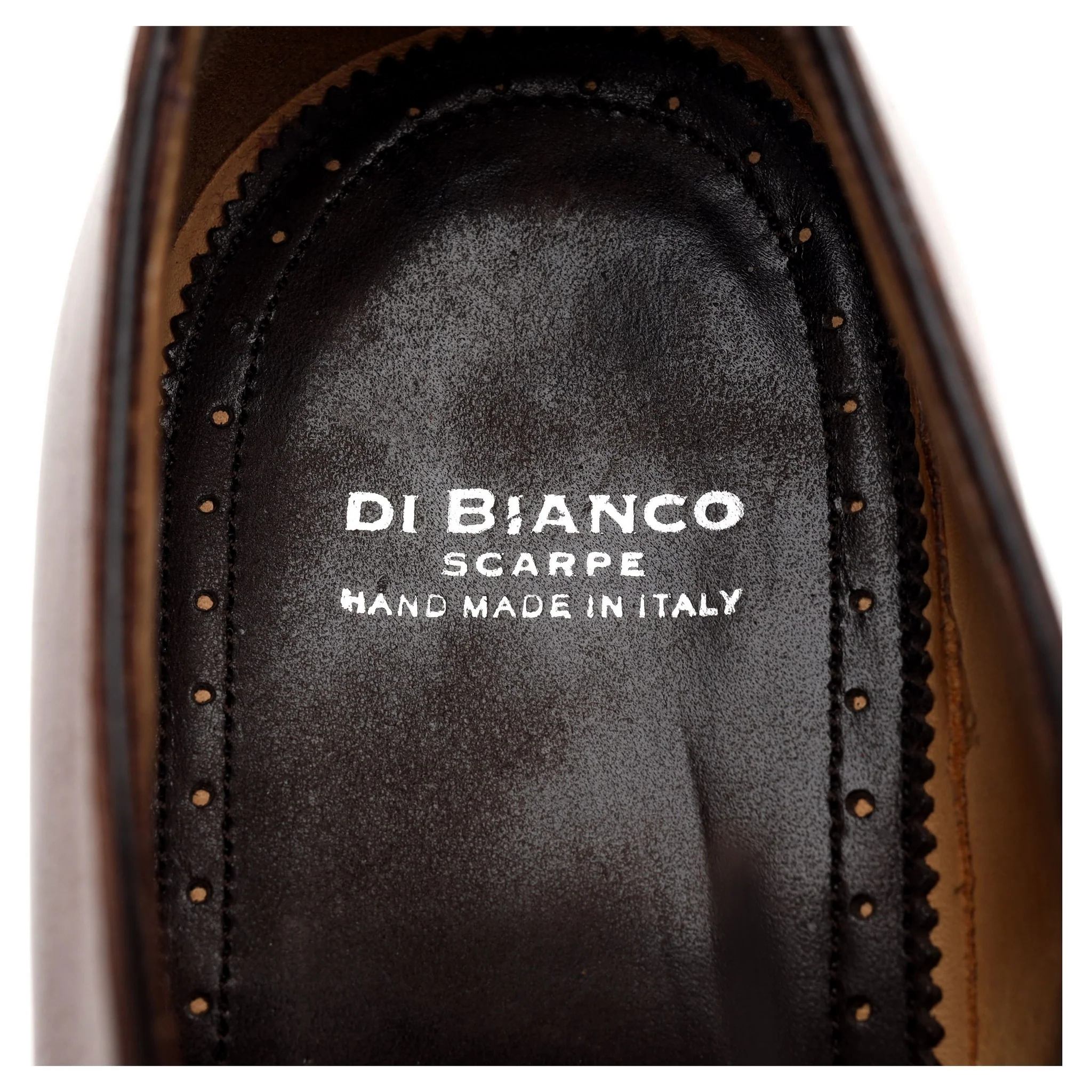 Tan Brown Leather Ghillie Oxford UK 9.5 US 10.5 - Image 6