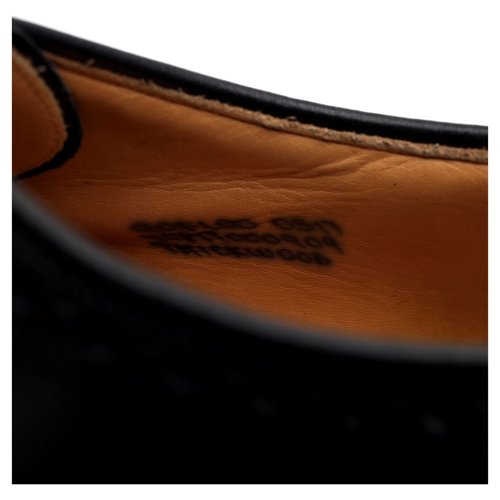 'Thickwood' Black Leather Derby Brogues UK 9 F - Image 7