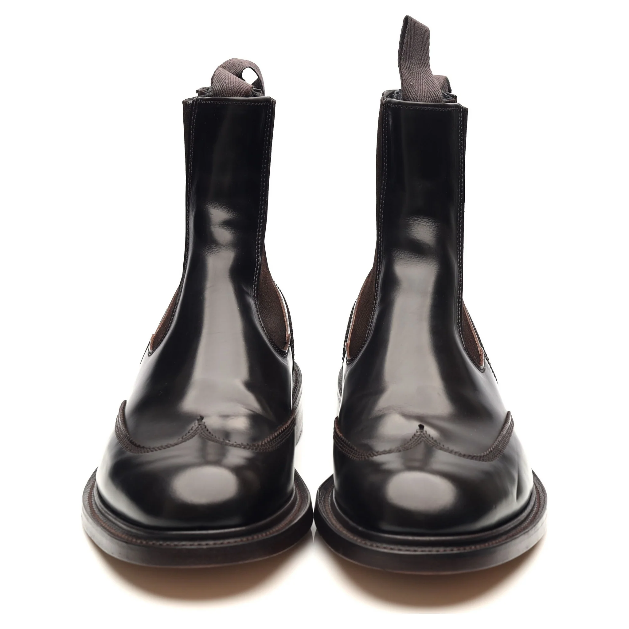 'Finlay' Dark Brown Leather Chelsea Boots UK 6.5 - Image 8