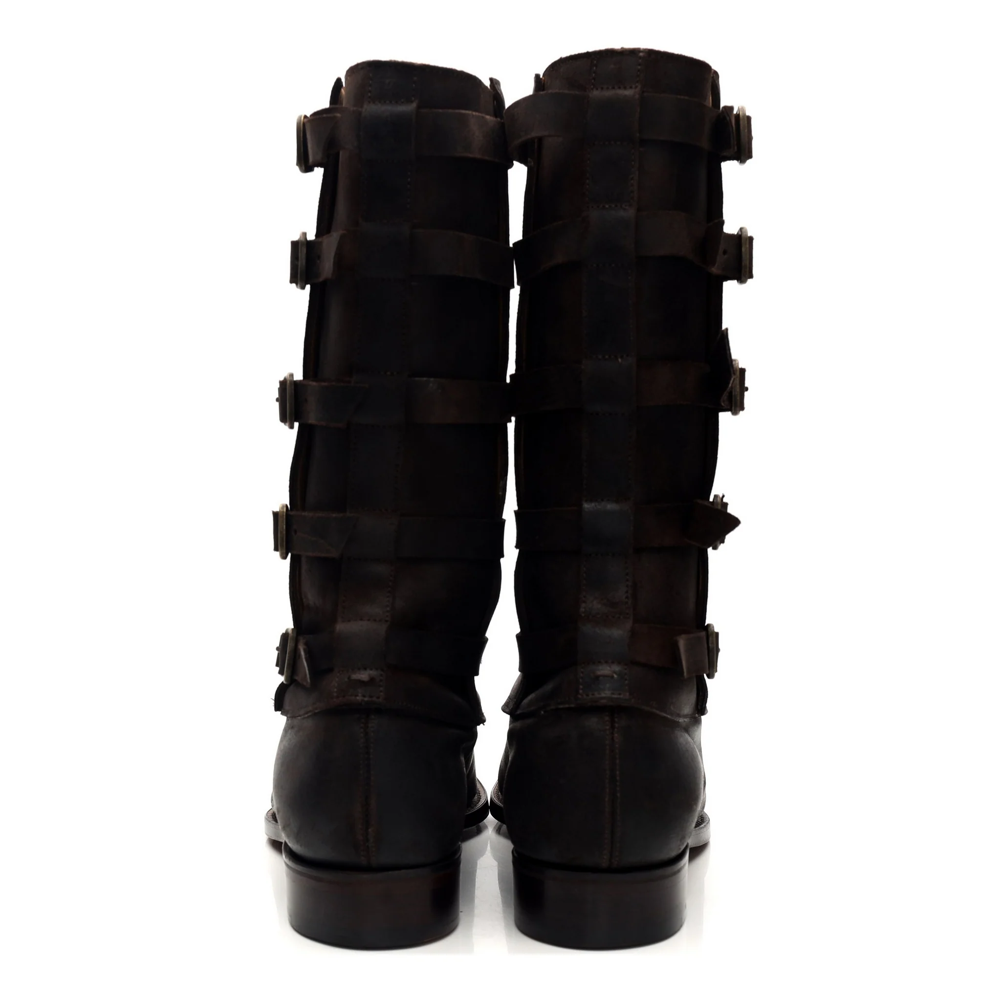 Kingsman 'Vaughn' Dark Brown Rough-Out Suede Boots UK 7.5 E - Image 4