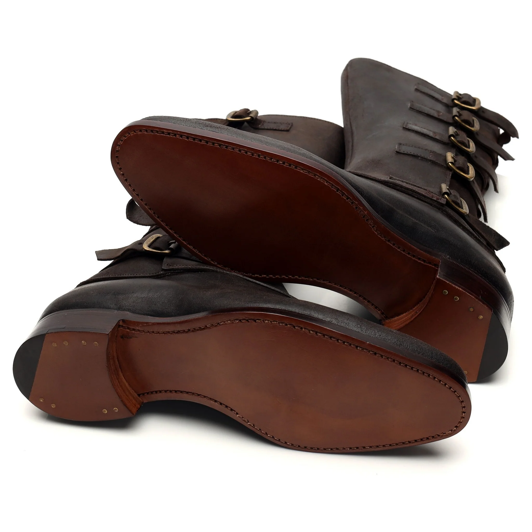 Kingsman 'Vaughn' Dark Brown Rough-Out Suede Boots UK 7.5 E - Image 5