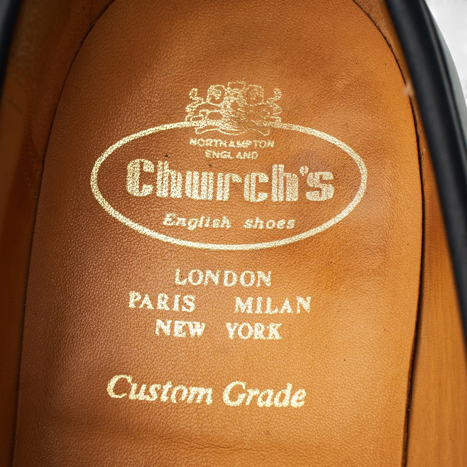 'Wesley' Black Leather Loafers UK 7.5 G - Image 6