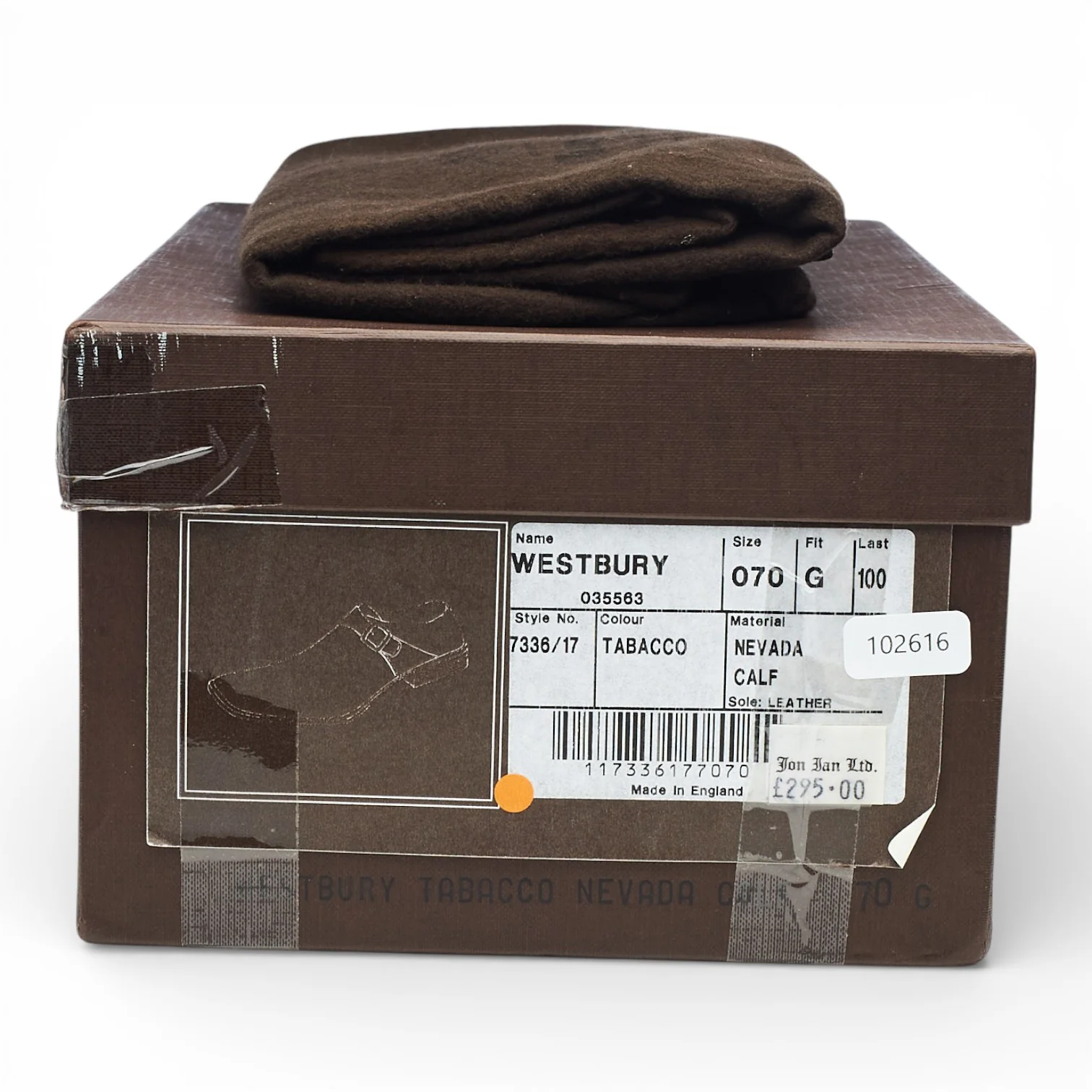 'Westbury' Brown Leather Monk Strap UK 7 G - Image 8