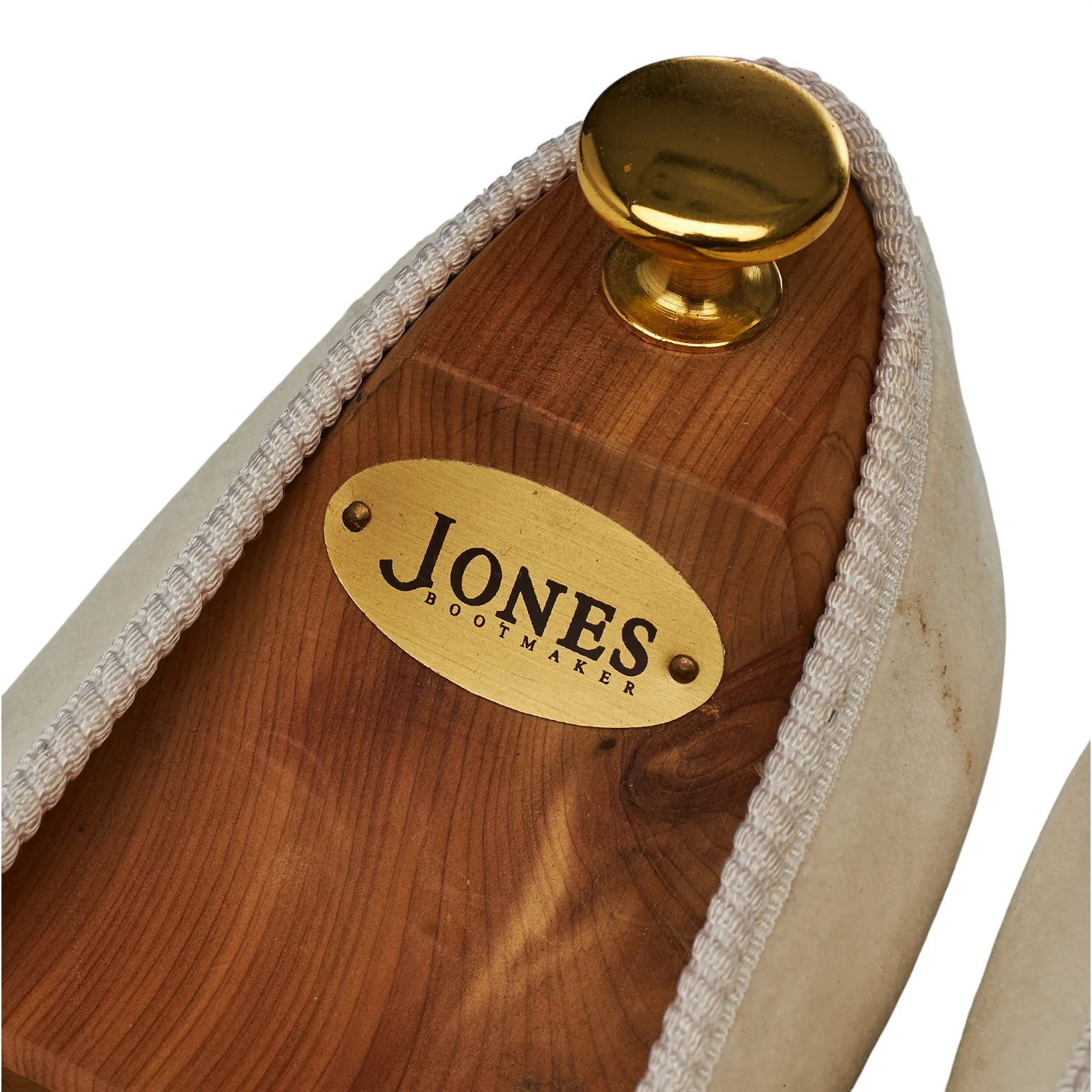 White Velvet Slippers UK 10.5 - Image 6