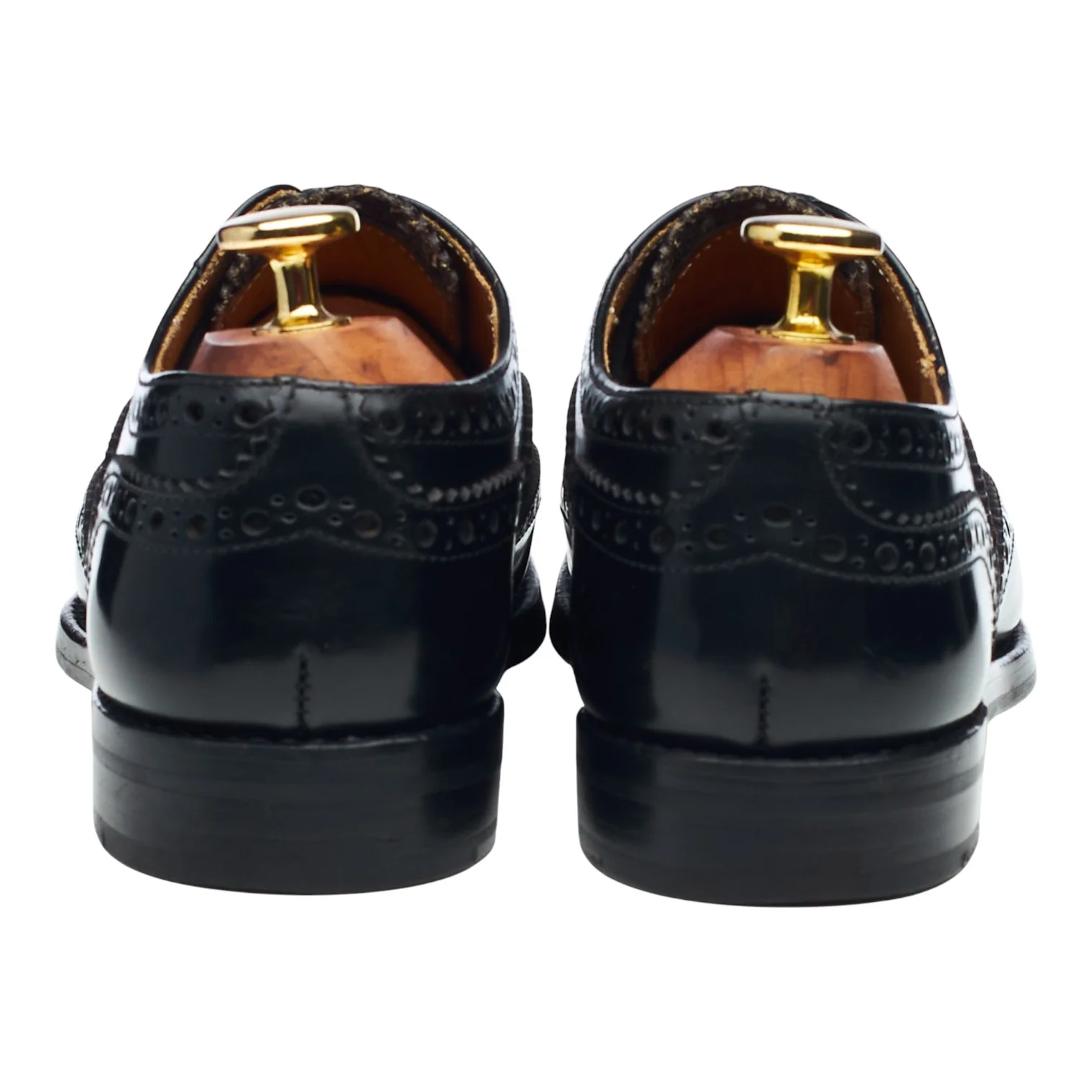 Women's 'Burwood' Black Leather Oxford Brogues UK 3 EU 36 - Image 4