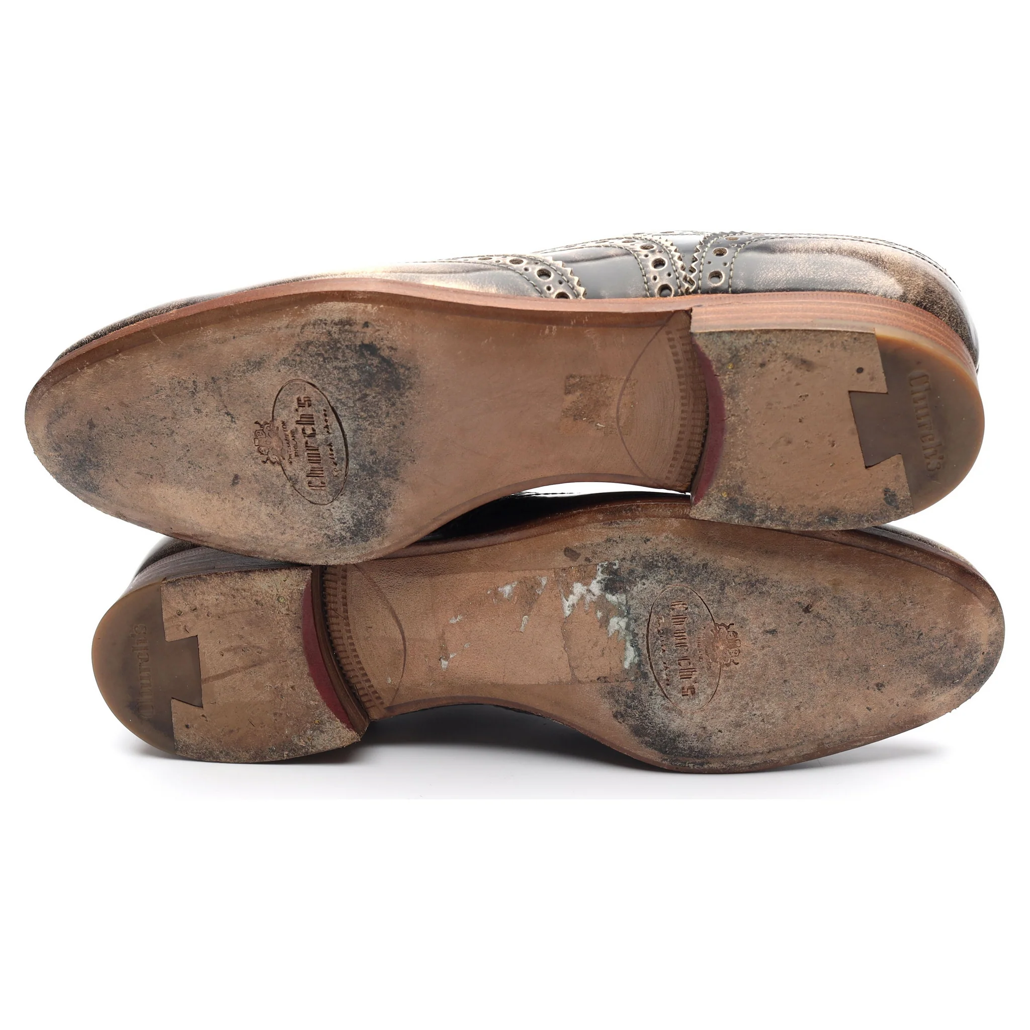 Women's 'Burwood WG' Gold Leather Brogues UK 3.5 EU 36.5 - Image 8