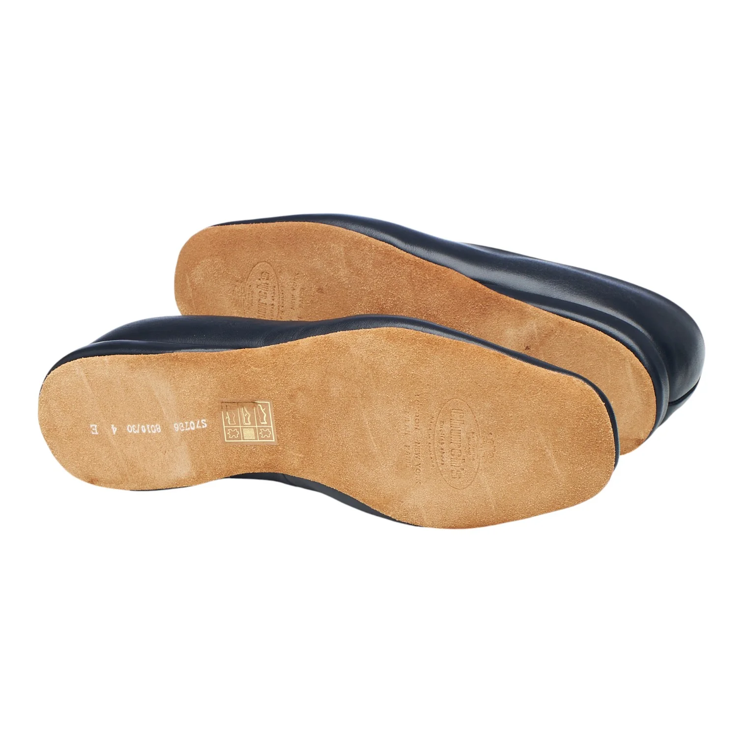 Women's 'Corinth 3' Navy Blue Leather Slippers UK 4 E - Image 5