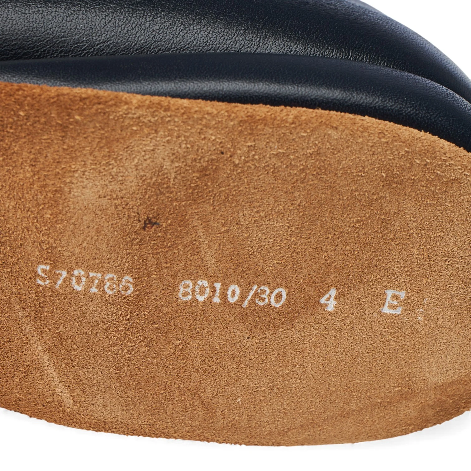 Women's 'Corinth 3' Navy Blue Leather Slippers UK 4 E - Image 7