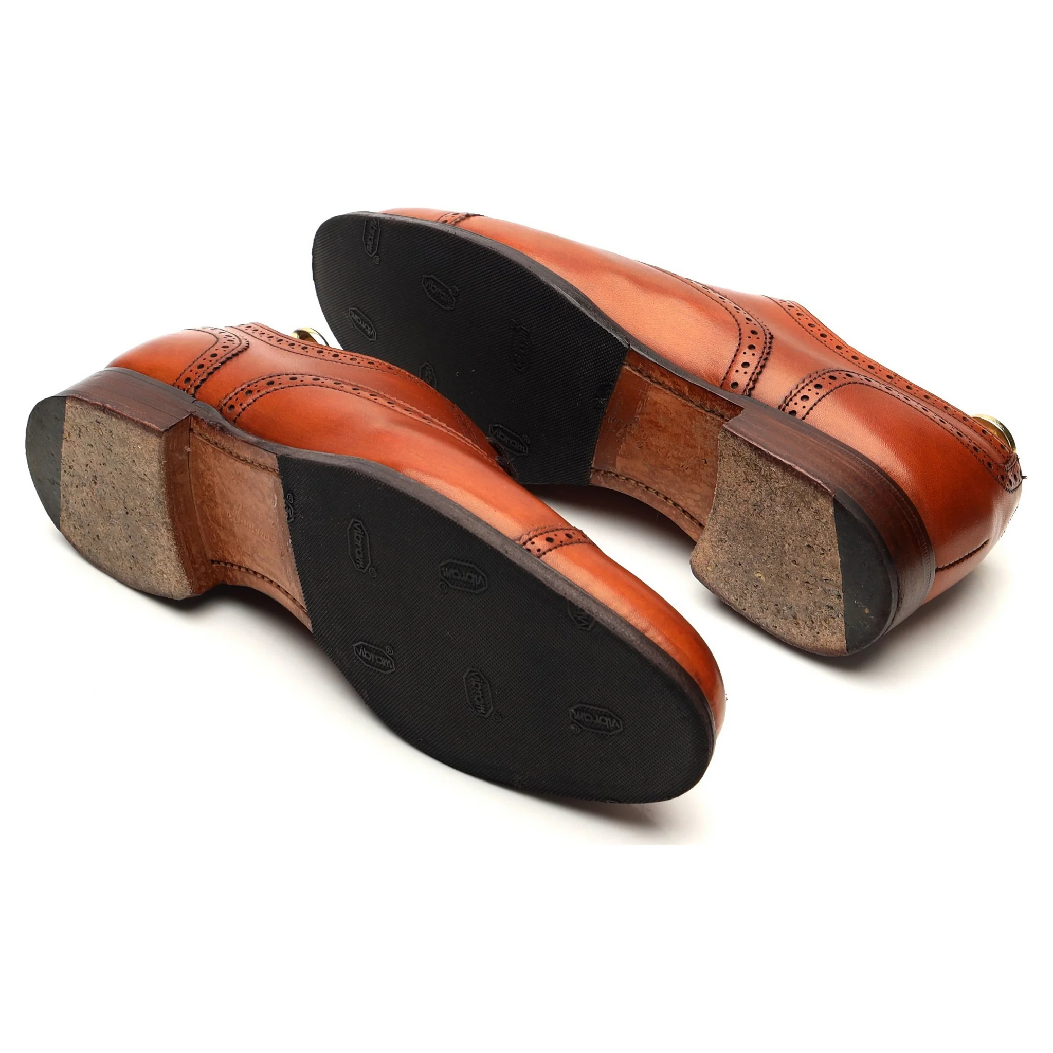 Women's 'Darcey' Tan Brown Leather Oxford Brogues UK 3.5 D - Image 5