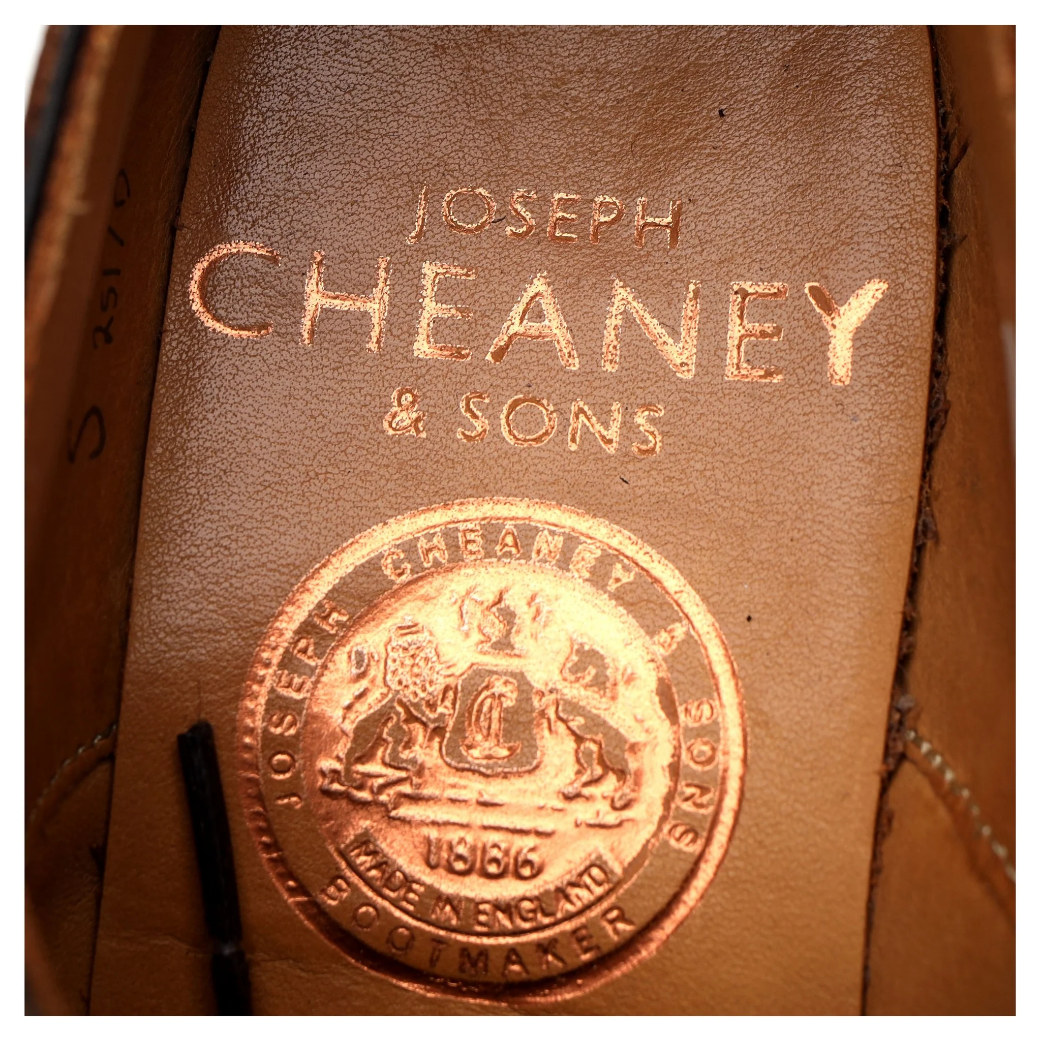 Women's 'Darcey' Tan Brown Leather Oxford Brogues UK 3.5 D - Image 6