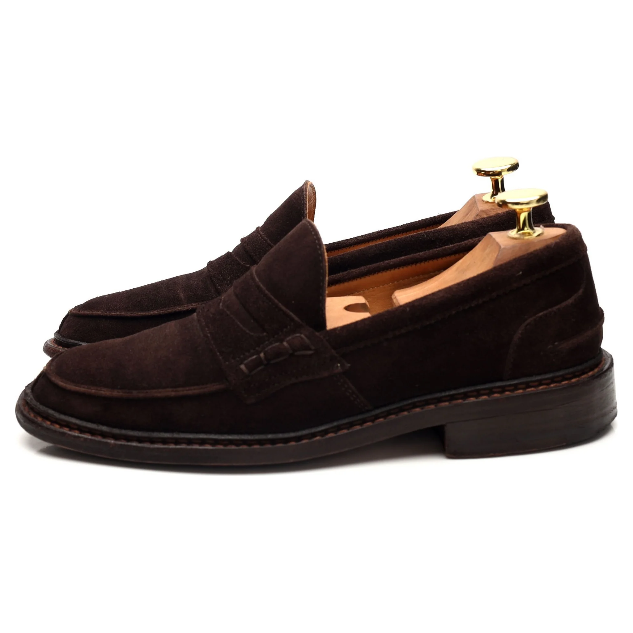 Women's 'Eva' Dark Brown Suede Loafers UK 3 - Image 3