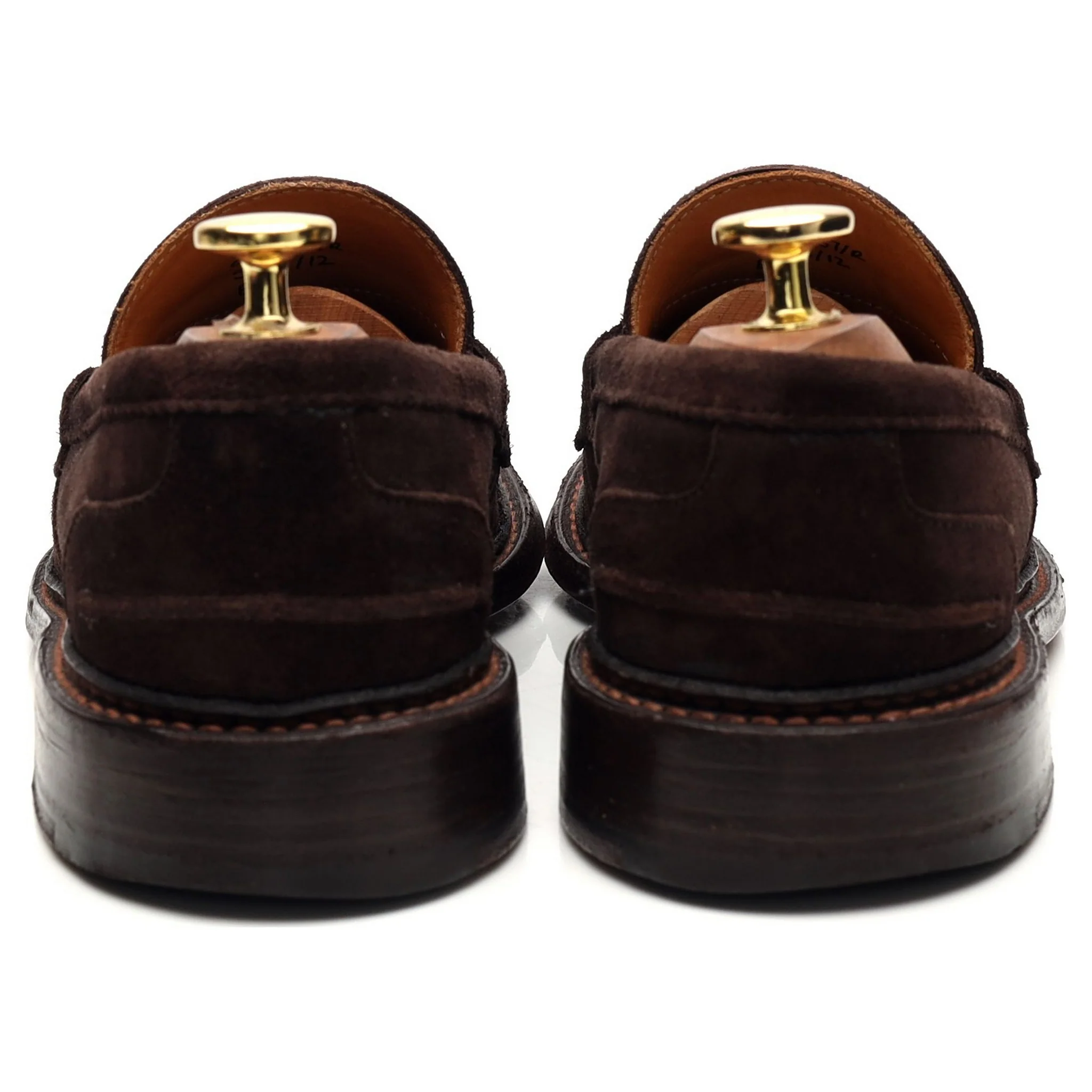 Women's 'Eva' Dark Brown Suede Loafers UK 3 - Image 4