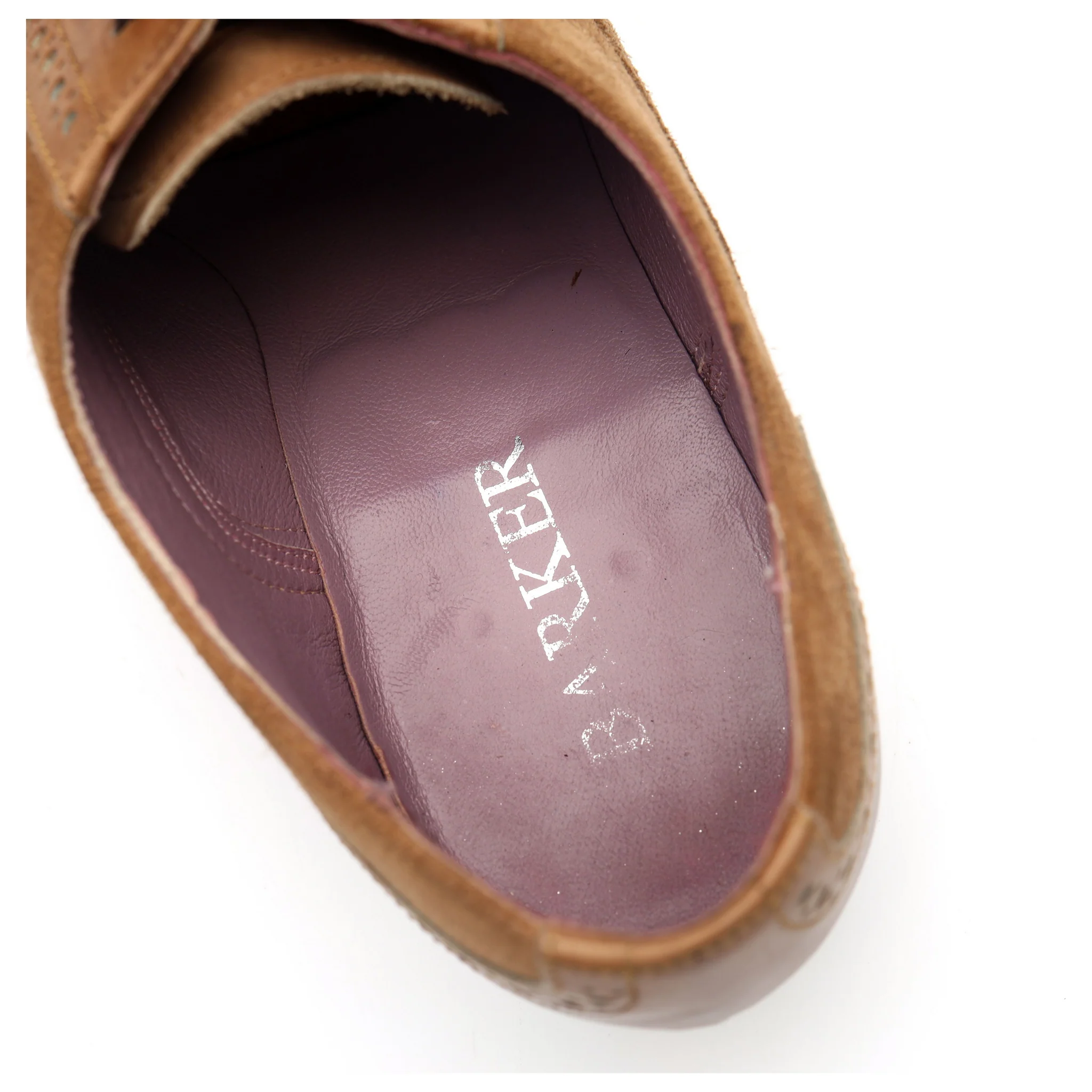 Women's 'Freya' Brown Suede Leather Brogues UK 4 D - Image 8