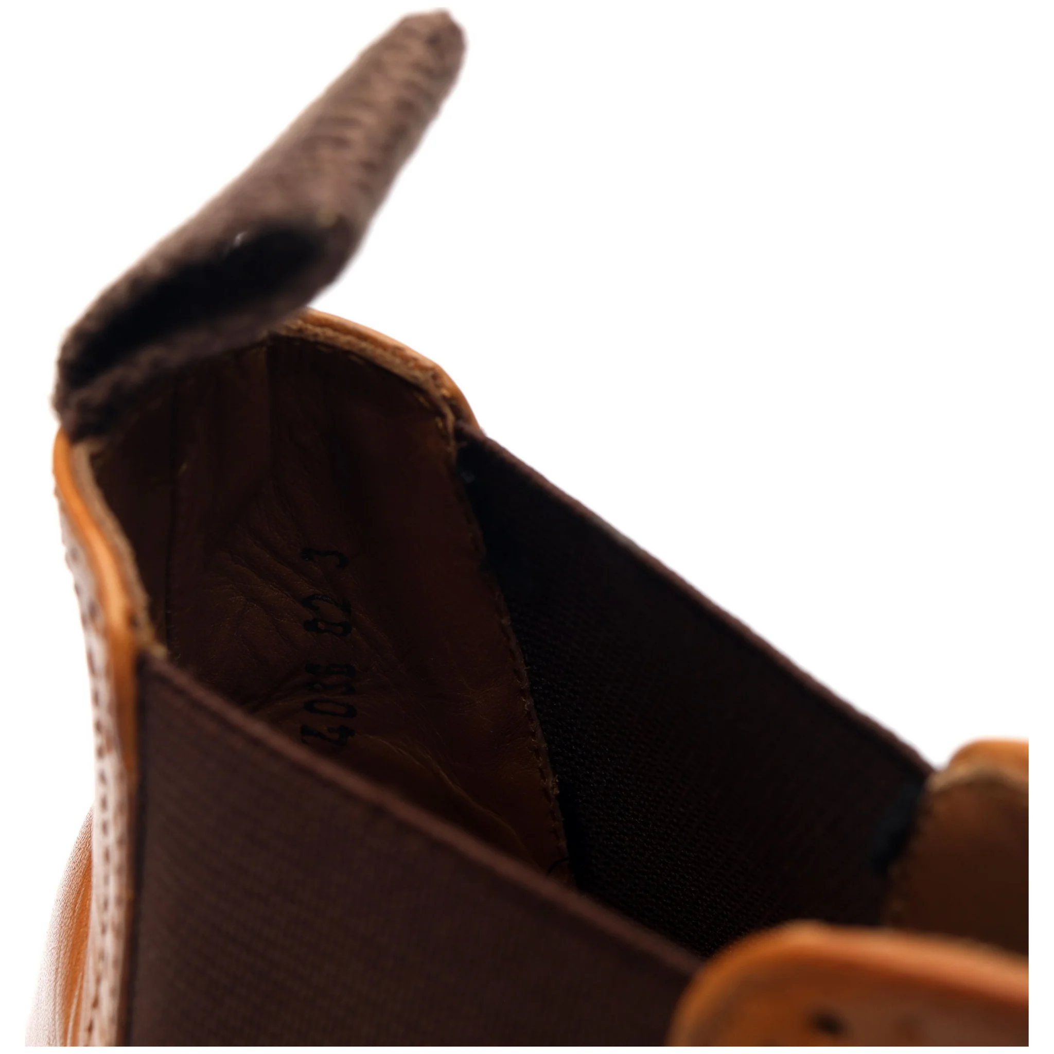 Women's 'Jessie' Tan Brown Leather Chelsea Boots UK 3 - Image 9