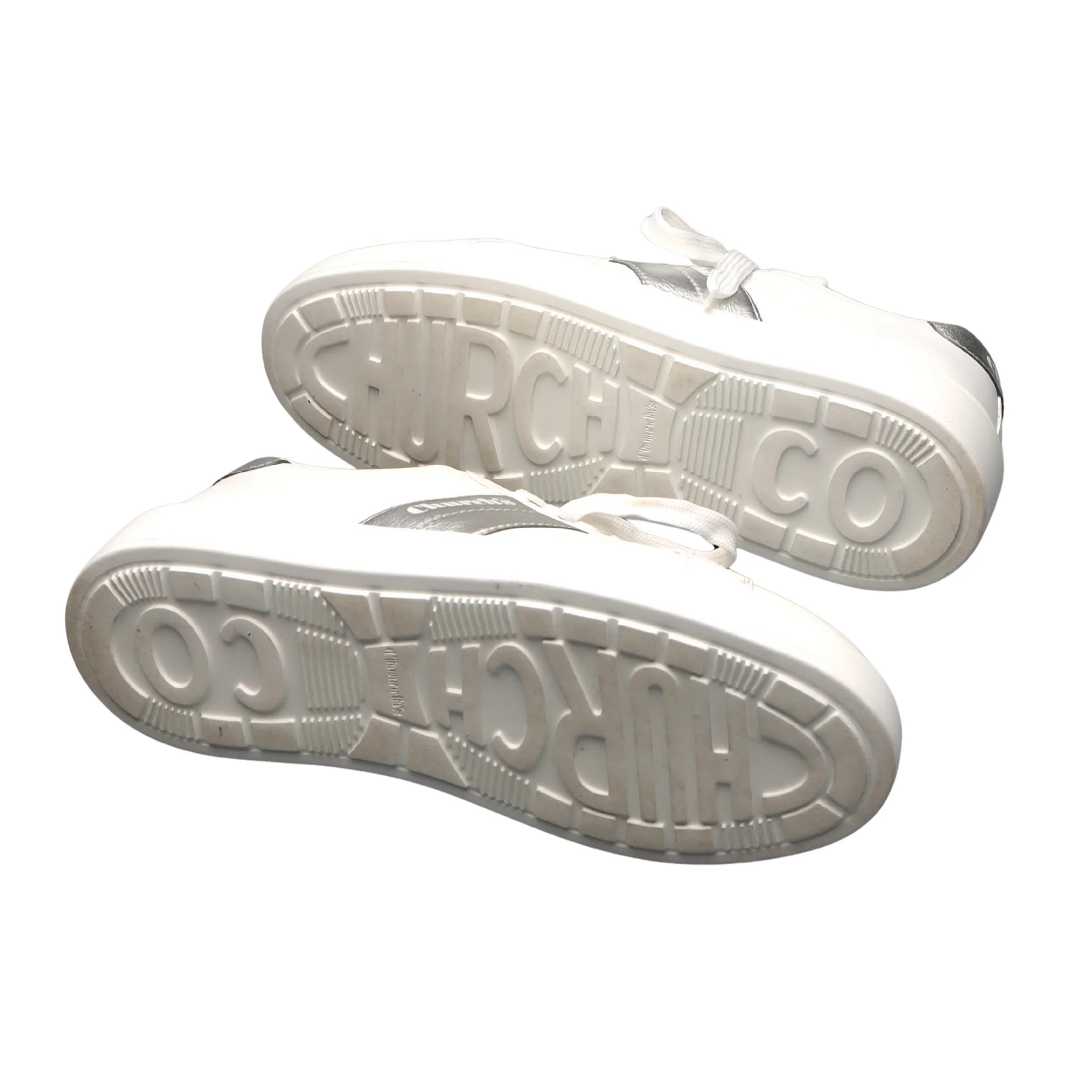 Women's 'Mach 3' White Leather Sneakers UK 4.5 EU 37.5 - Image 5