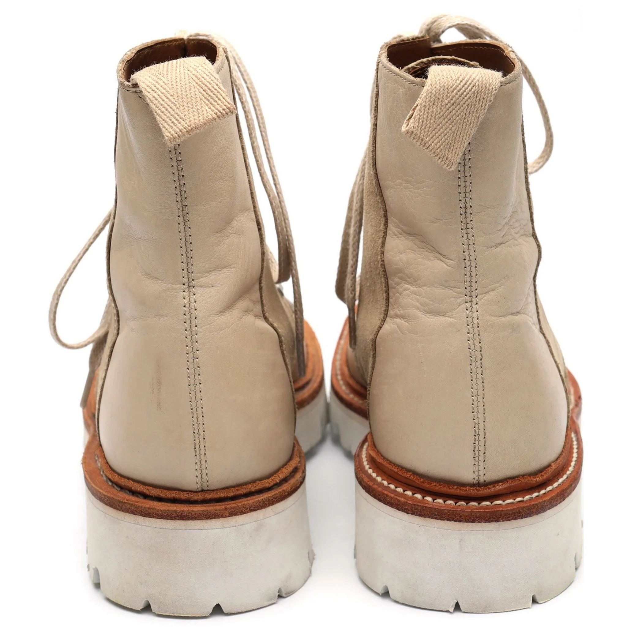 Women's 'Nanette' Beige Suede Hiker Boots UK 3 - Image 4