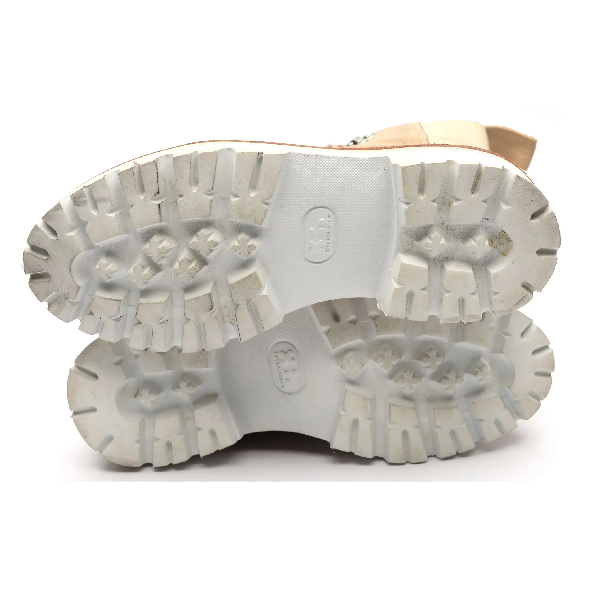 Women's 'Nanette' Beige Suede Hiker Boots UK 3 - Image 7