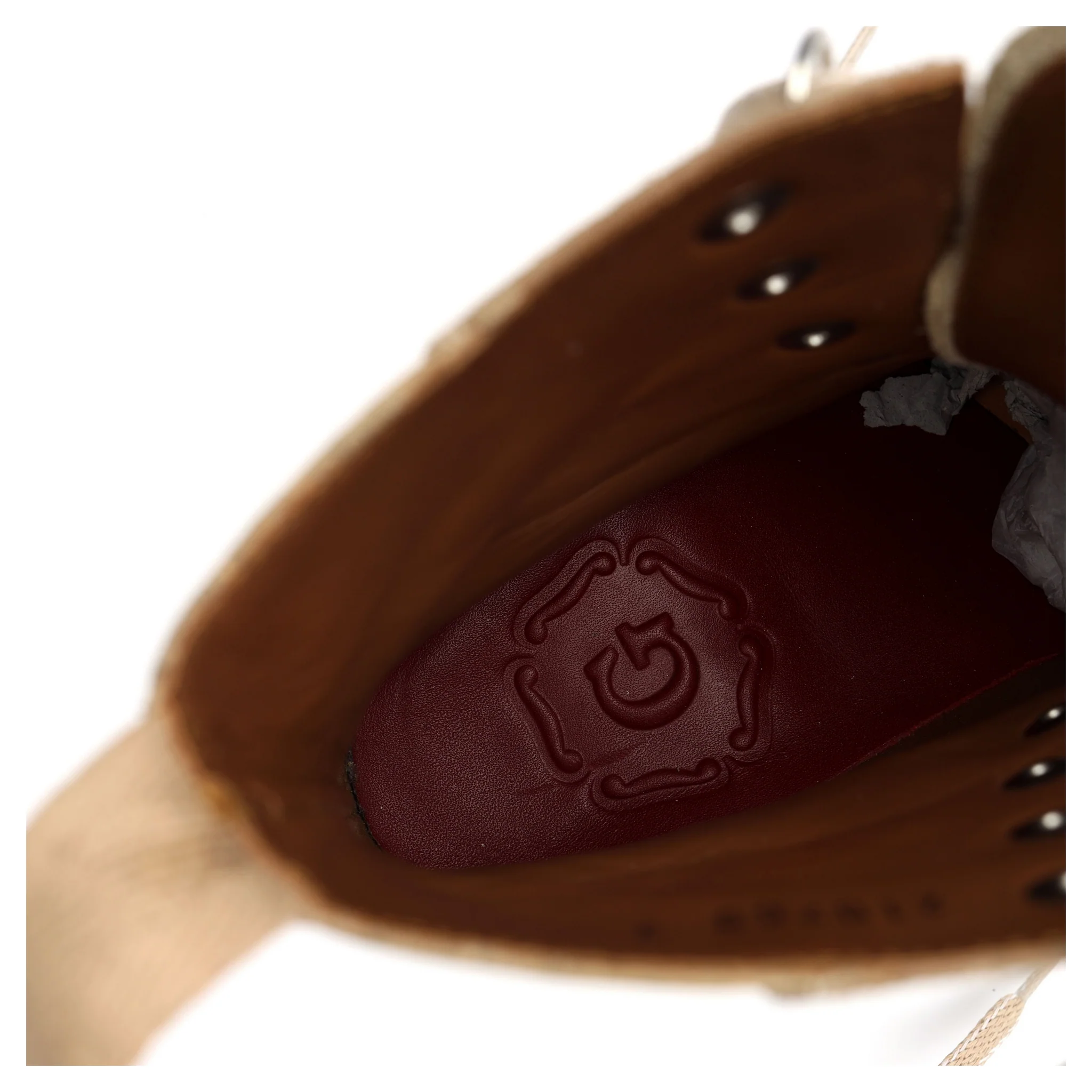 Women's 'Nanette' Beige Suede Hiker Boots UK 3 - Image 8