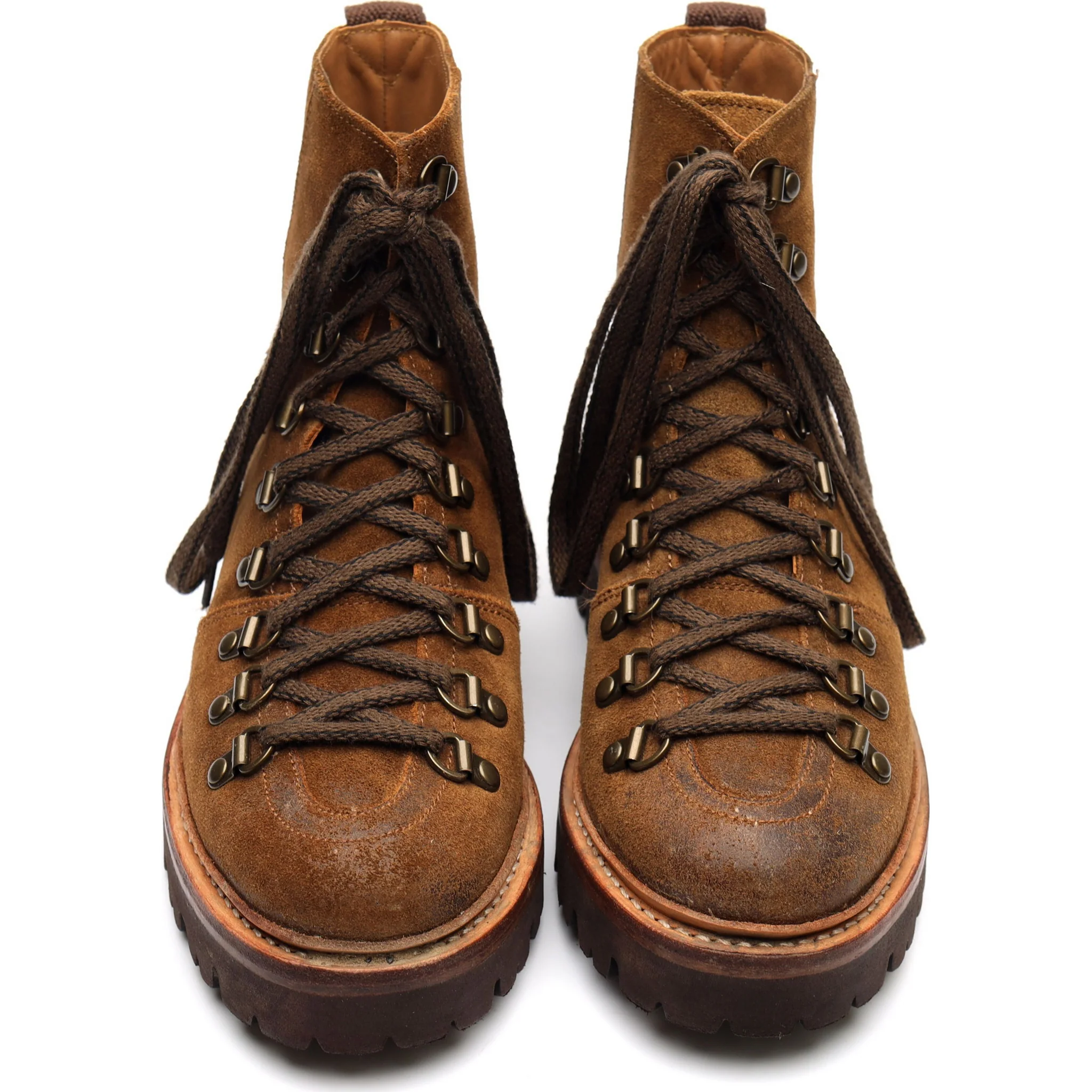 Women's 'Nanette' Brown Suede Hiker Boots UK 4 - Image 4