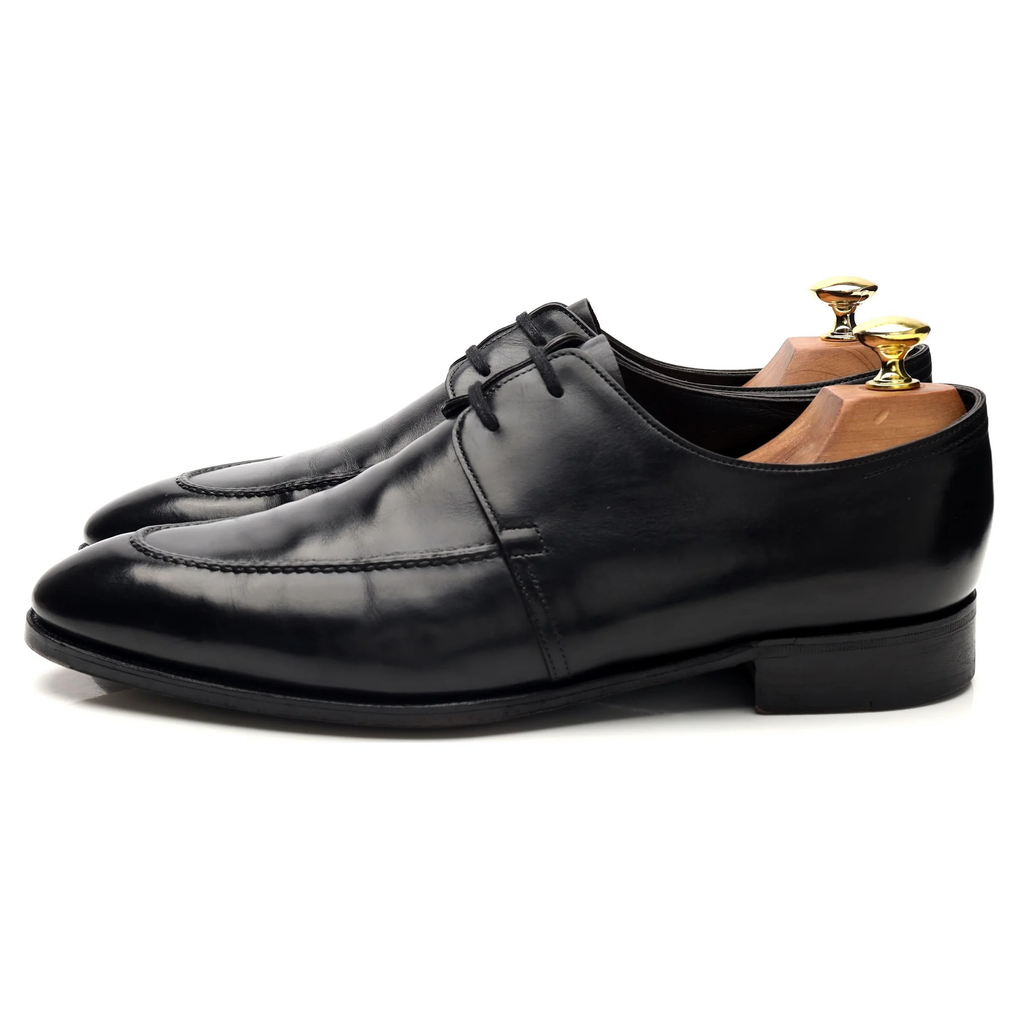 'Wrey' Black Leather Derby UK 8.5 E - Image 3