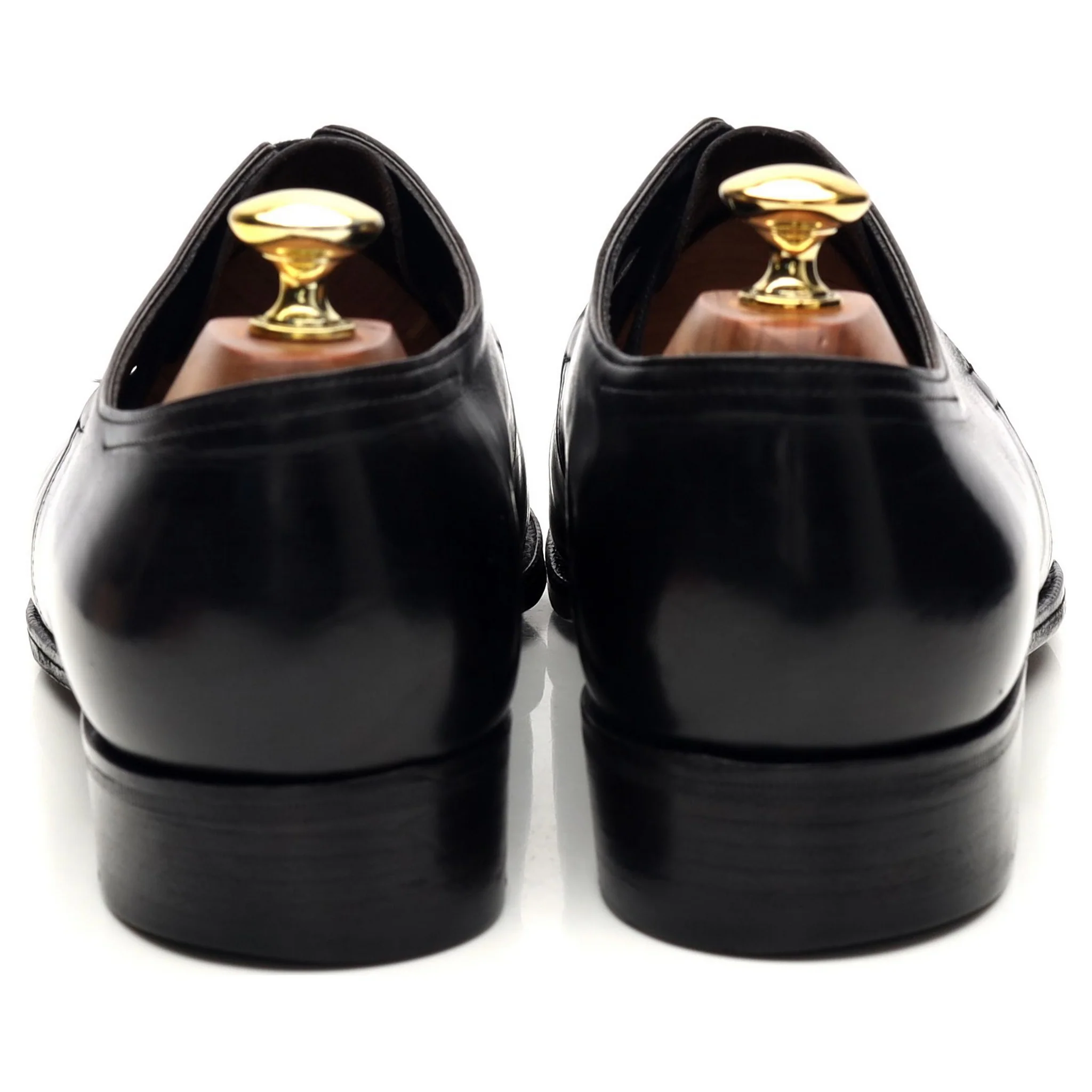 'Wrey' Black Leather Derby UK 8.5 E - Image 4