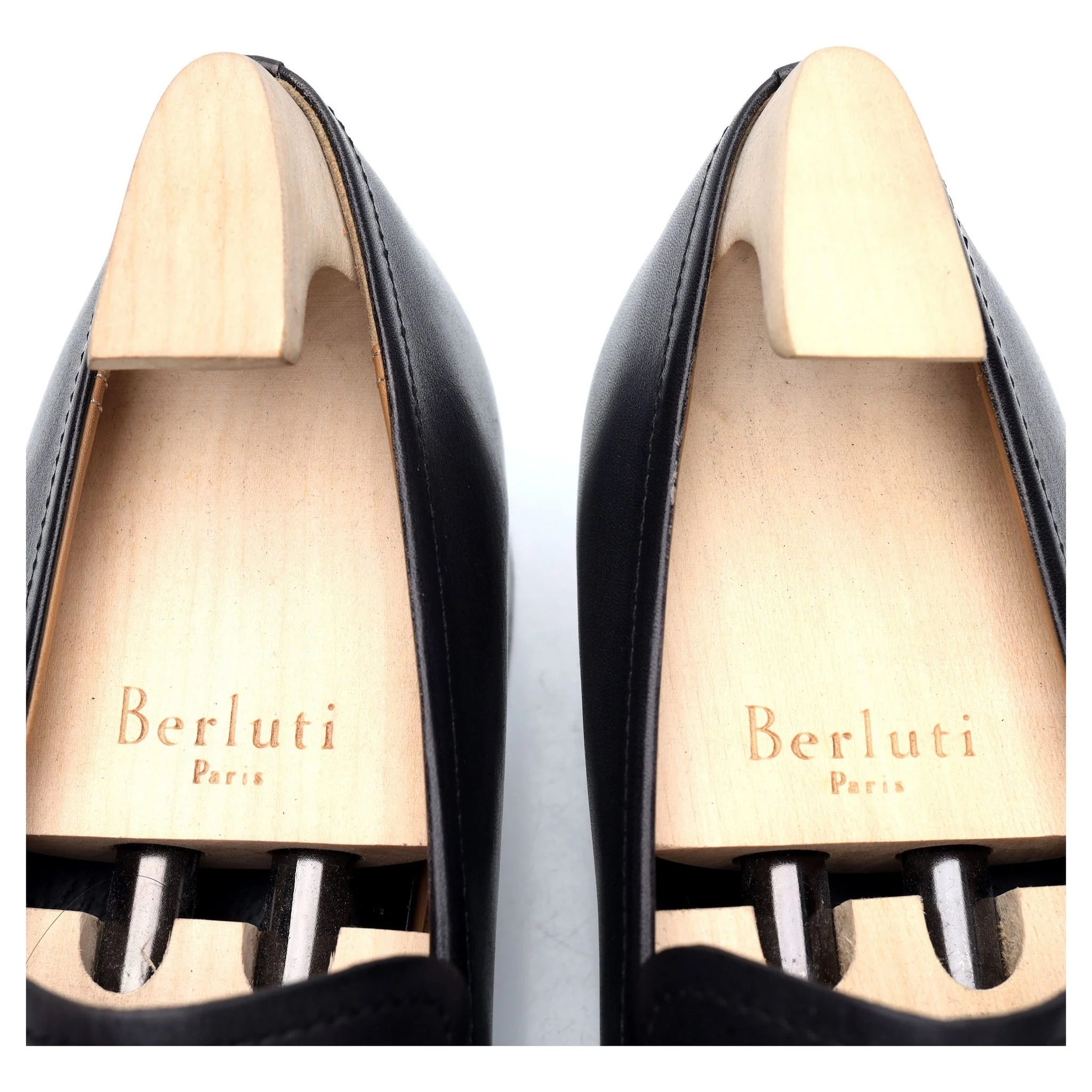 Grey Leather Loafers UK 9 - Image 5